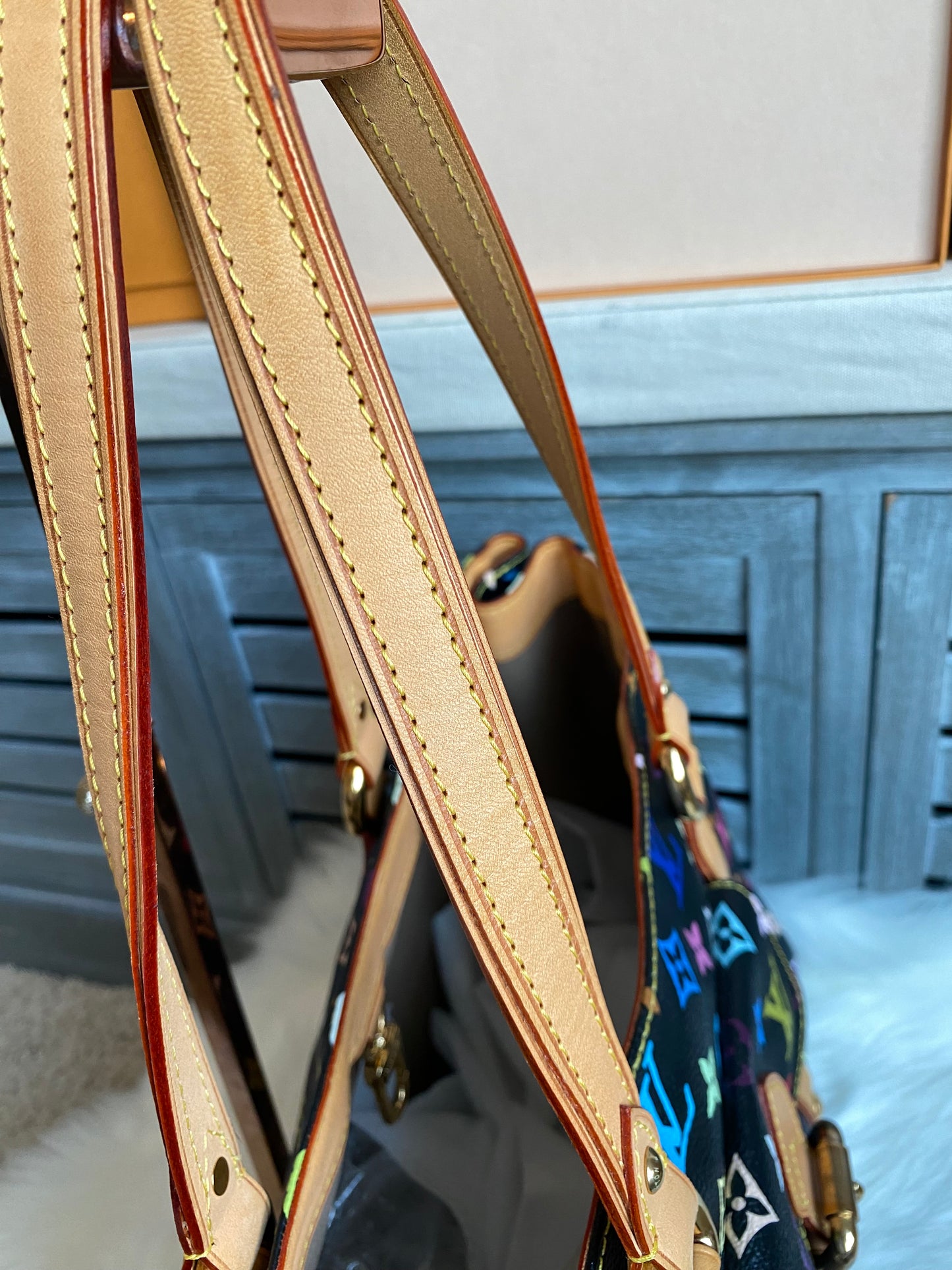 Louis Vuitton TM x Aurelia GM Black Multicolor With Pouch