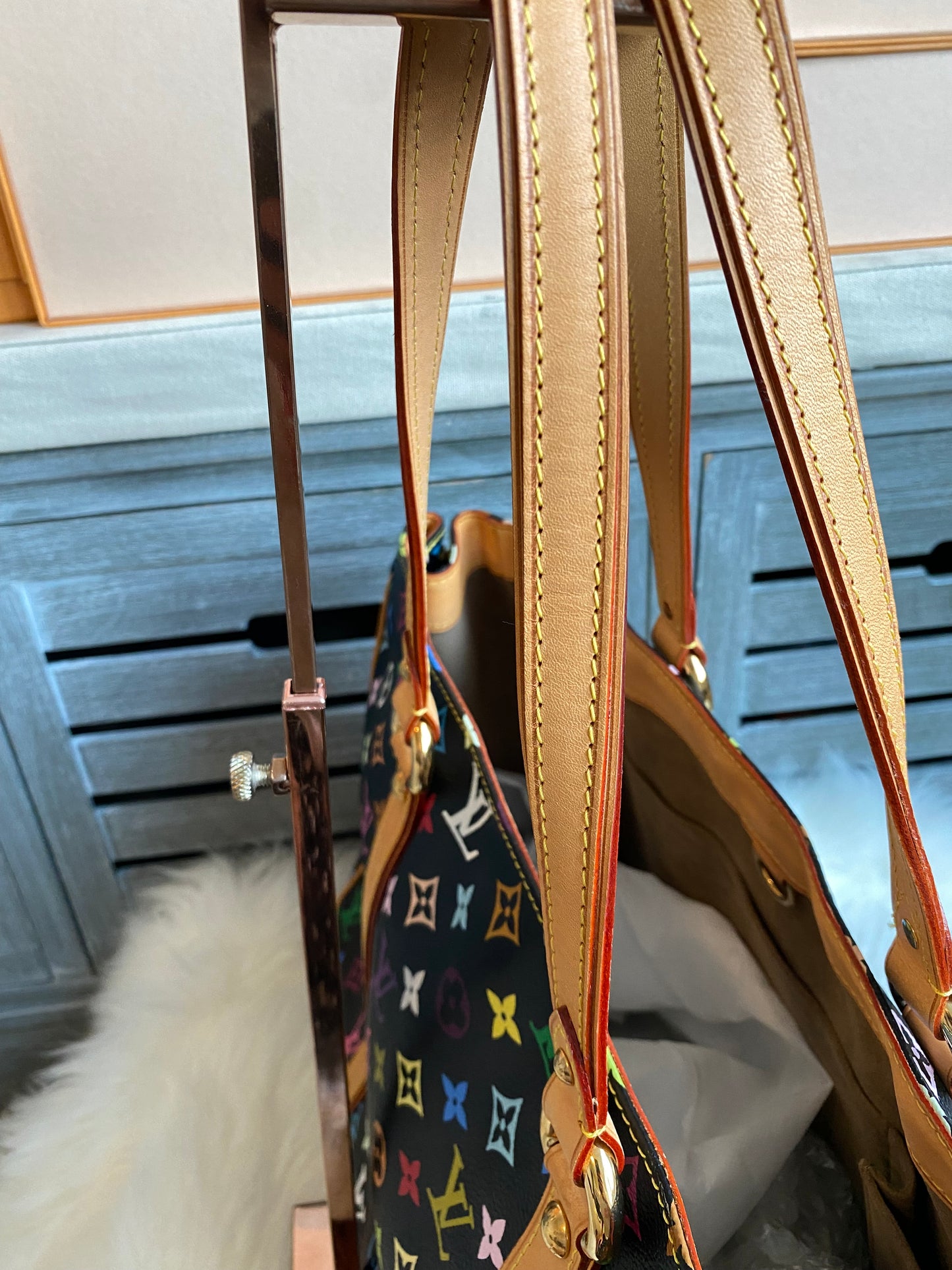 Louis Vuitton TM x Aurelia GM Black Multicolor With Pouch