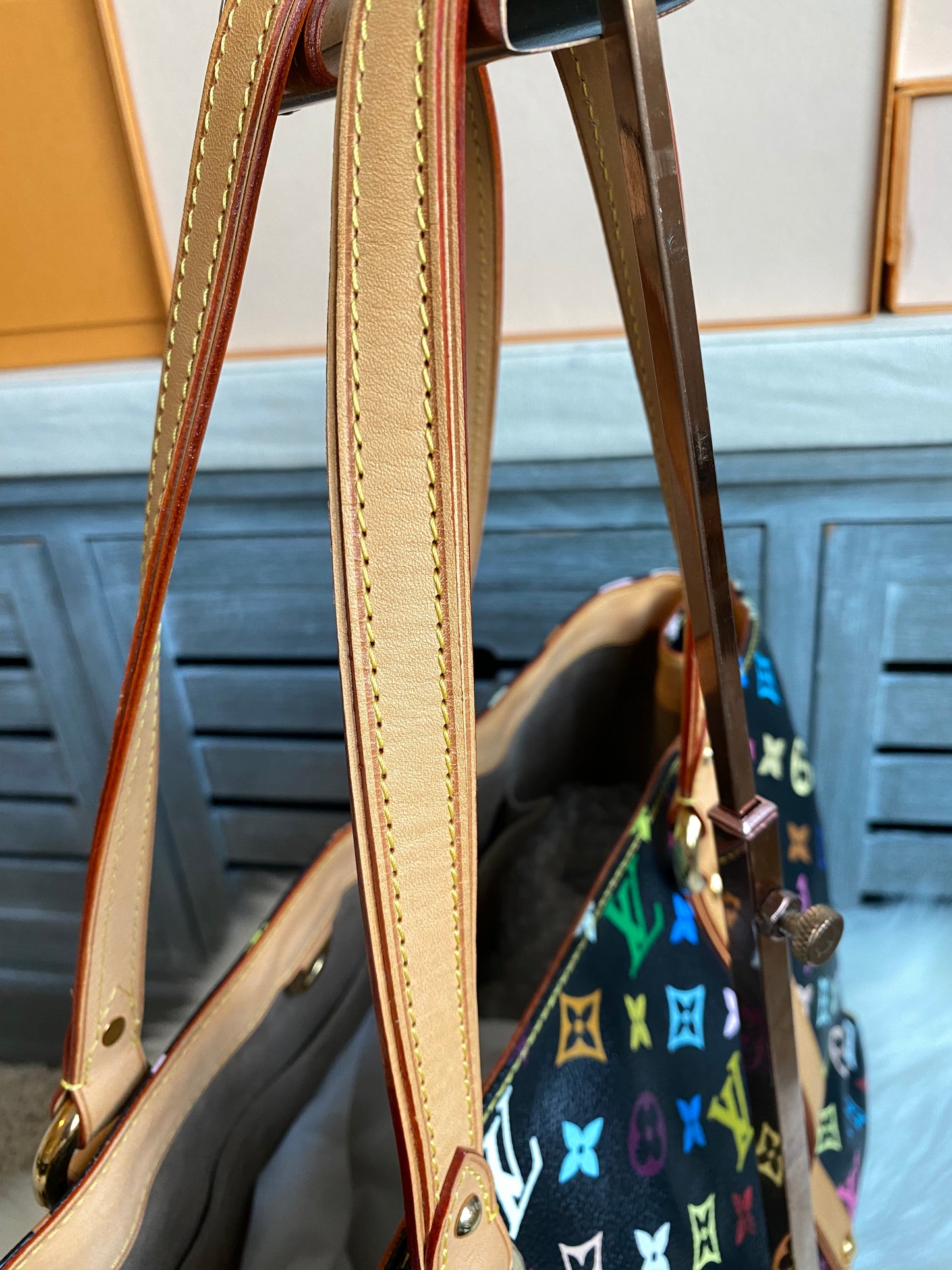 Louis Vuitton TM x Aurelia GM Black Multicolor With Pouch