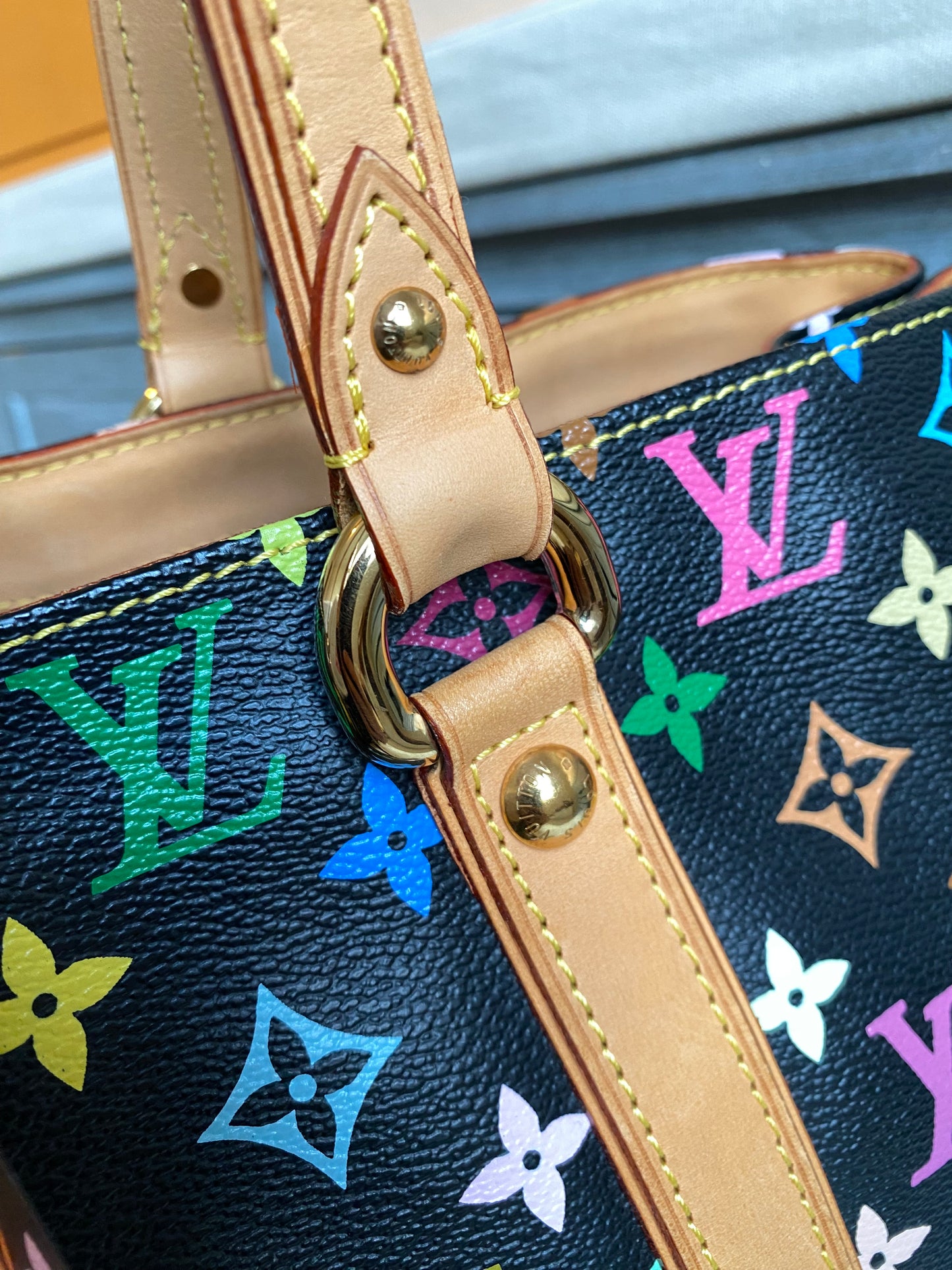 Louis Vuitton TM x Aurelia GM Black Multicolor With Pouch