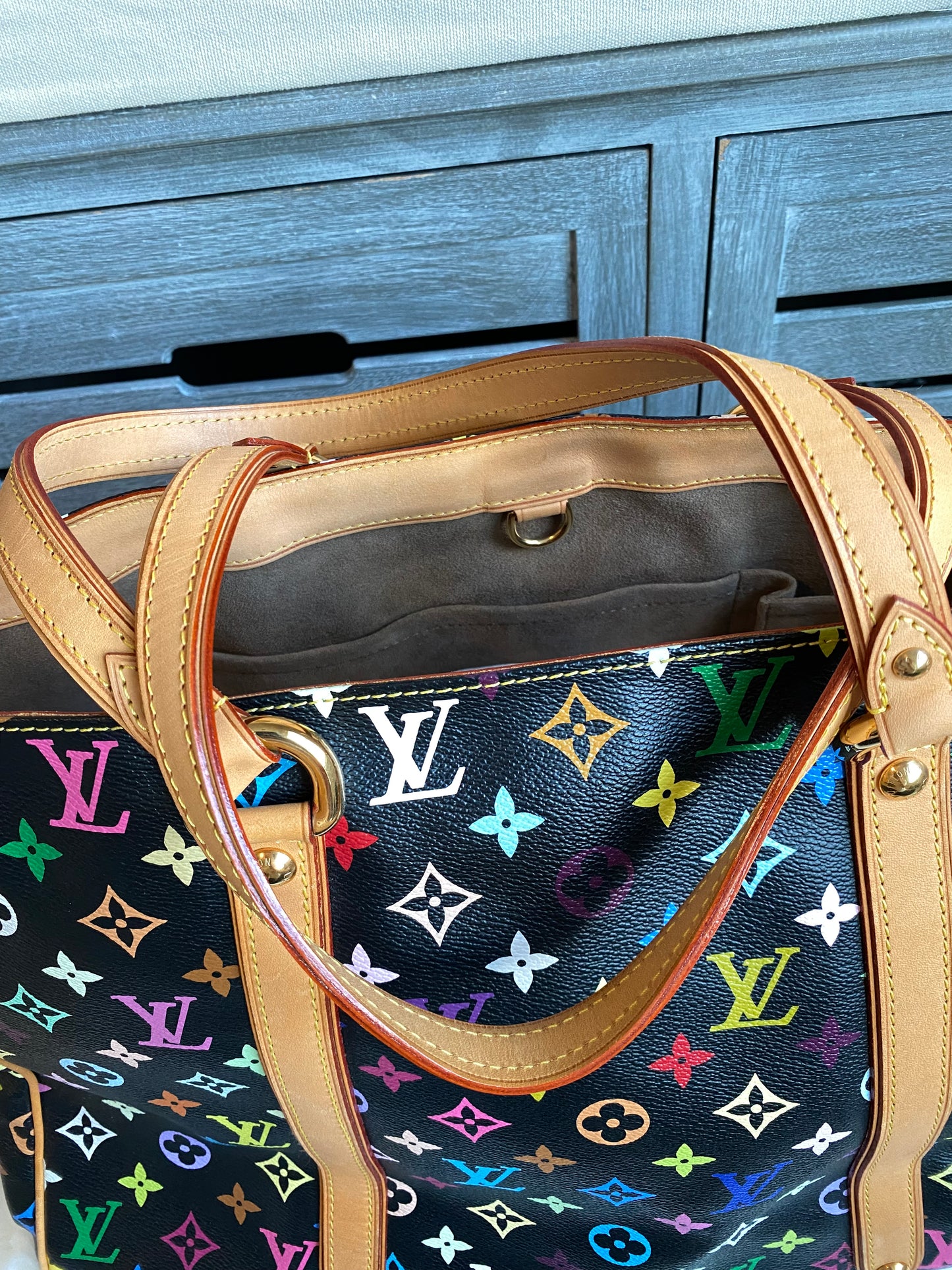 Louis Vuitton TM x Aurelia GM Black Multicolor With Pouch