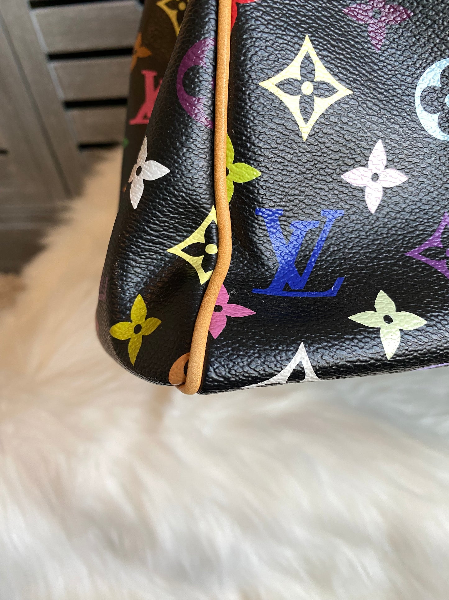 Louis Vuitton TM x Aurelia GM Black Multicolor With Pouch