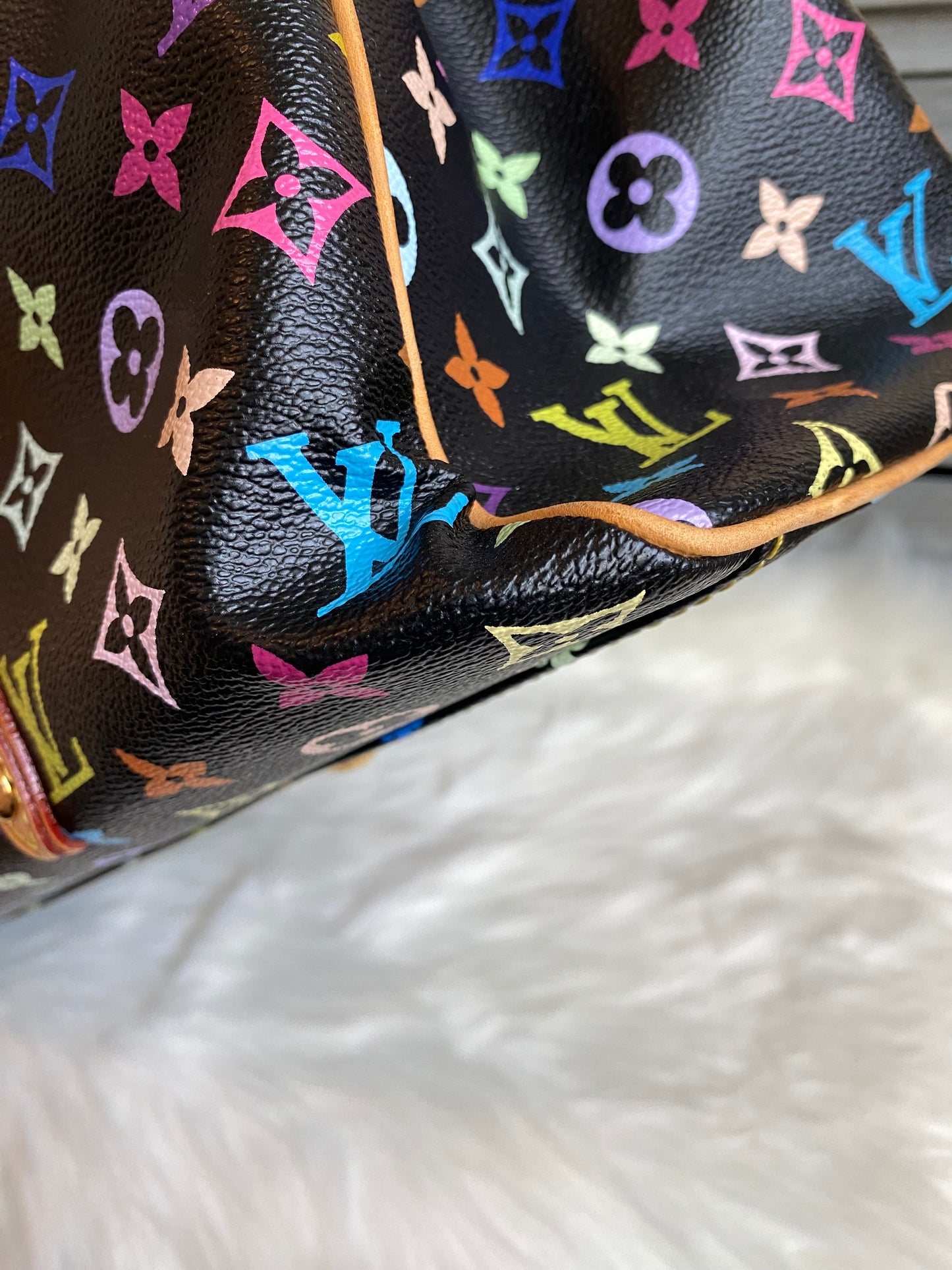Louis Vuitton TM x Aurelia GM Black Multicolor With Pouch