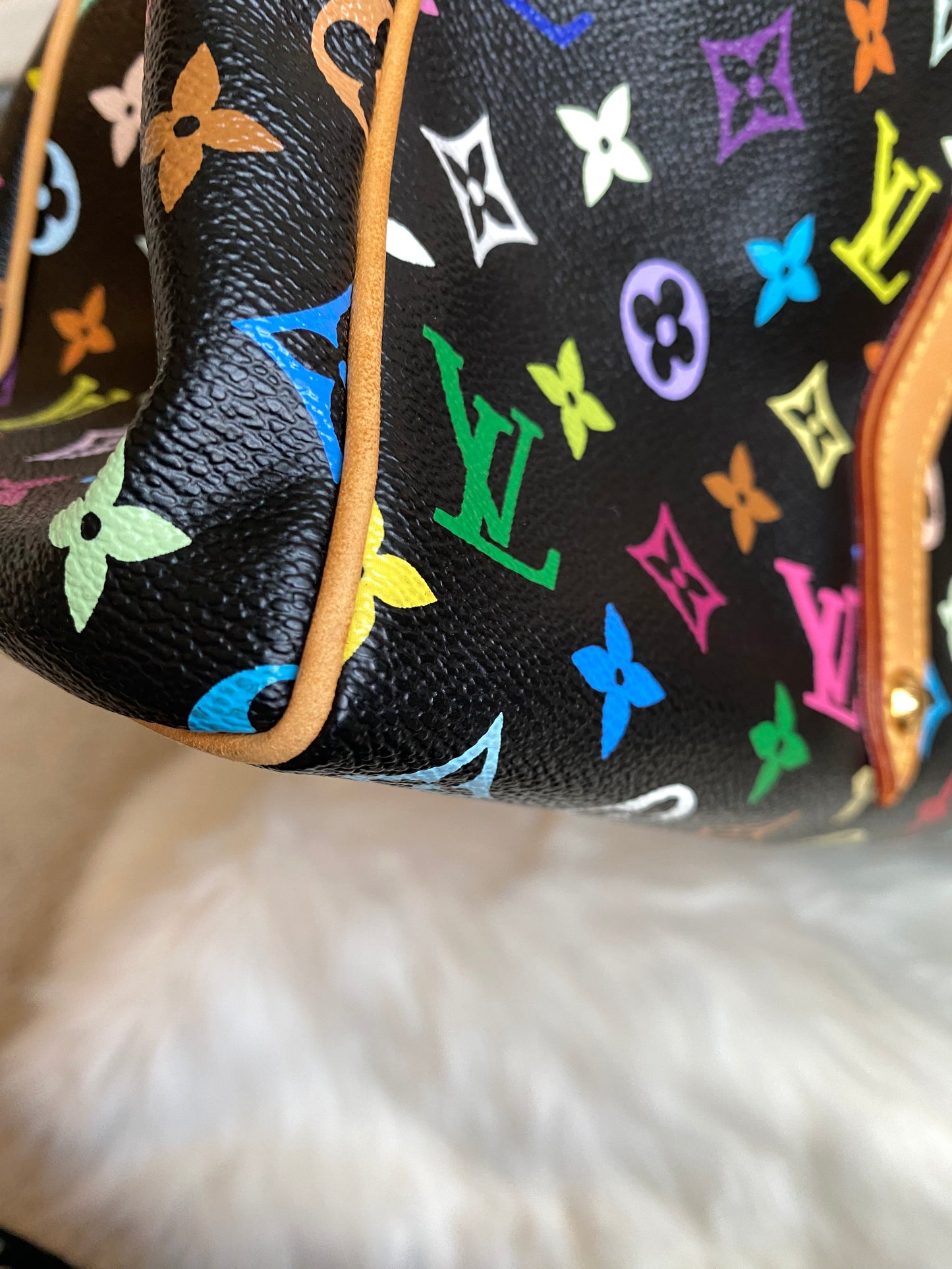 Louis Vuitton TM x Aurelia GM Black Multicolor With Pouch