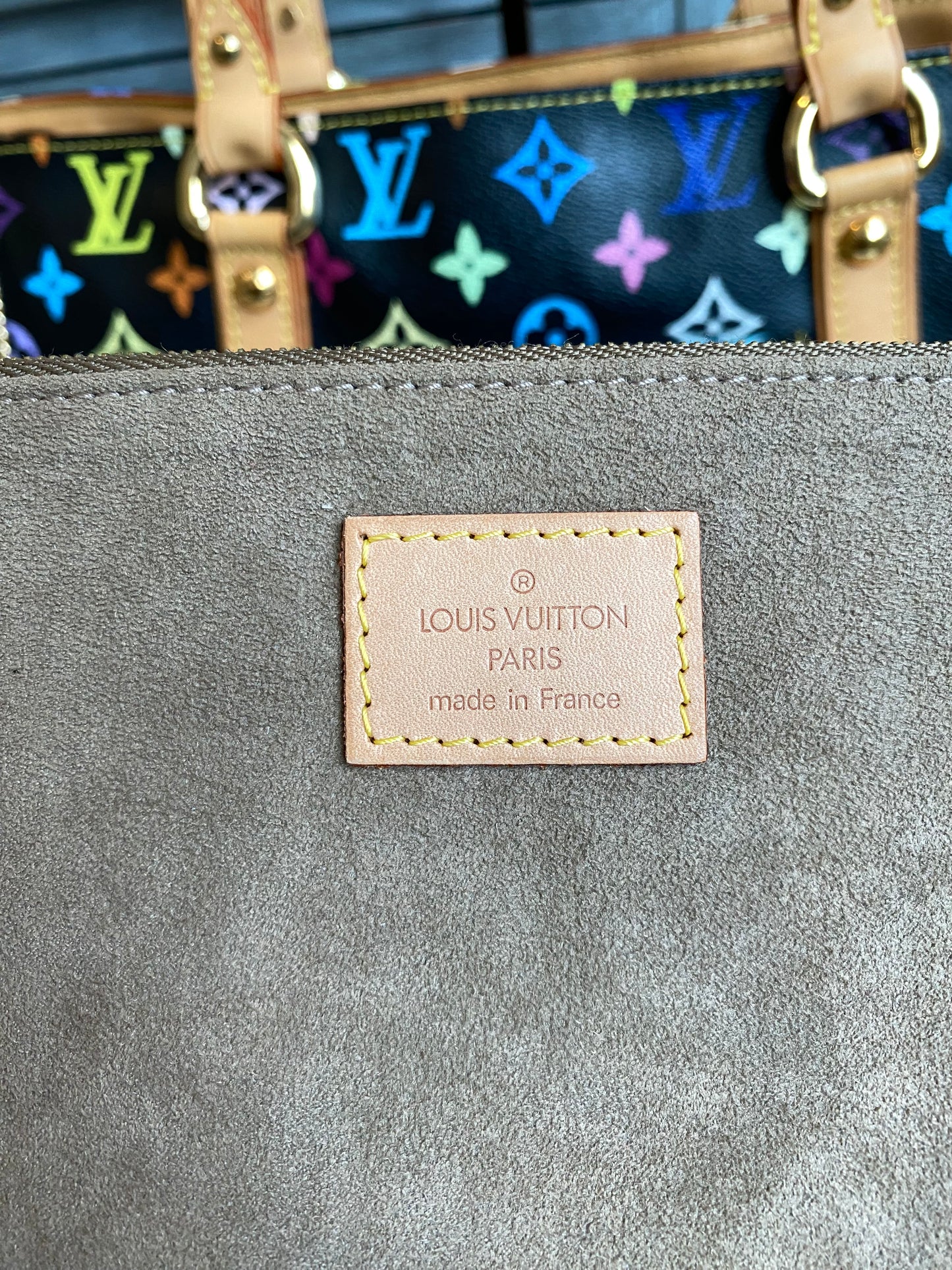 Louis Vuitton TM x Aurelia GM Black Multicolor With Pouch