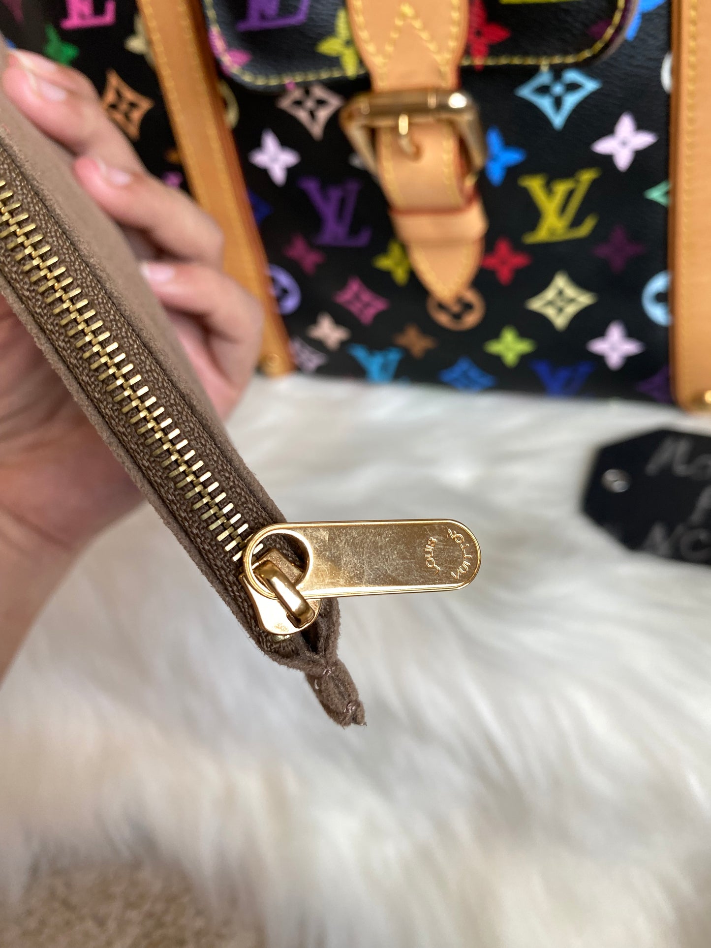 Louis Vuitton TM x Aurelia GM Black Multicolor With Pouch