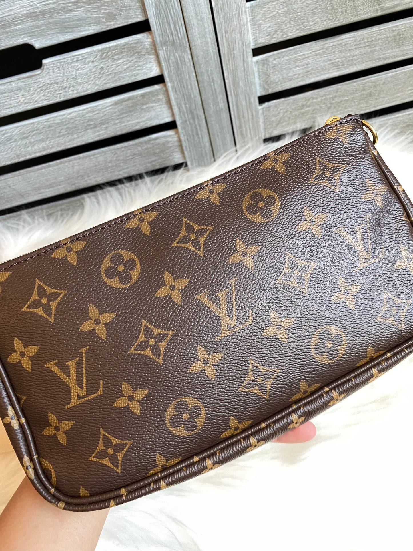 Louis Vuitton Multi Pochette Accessories Pink Strap