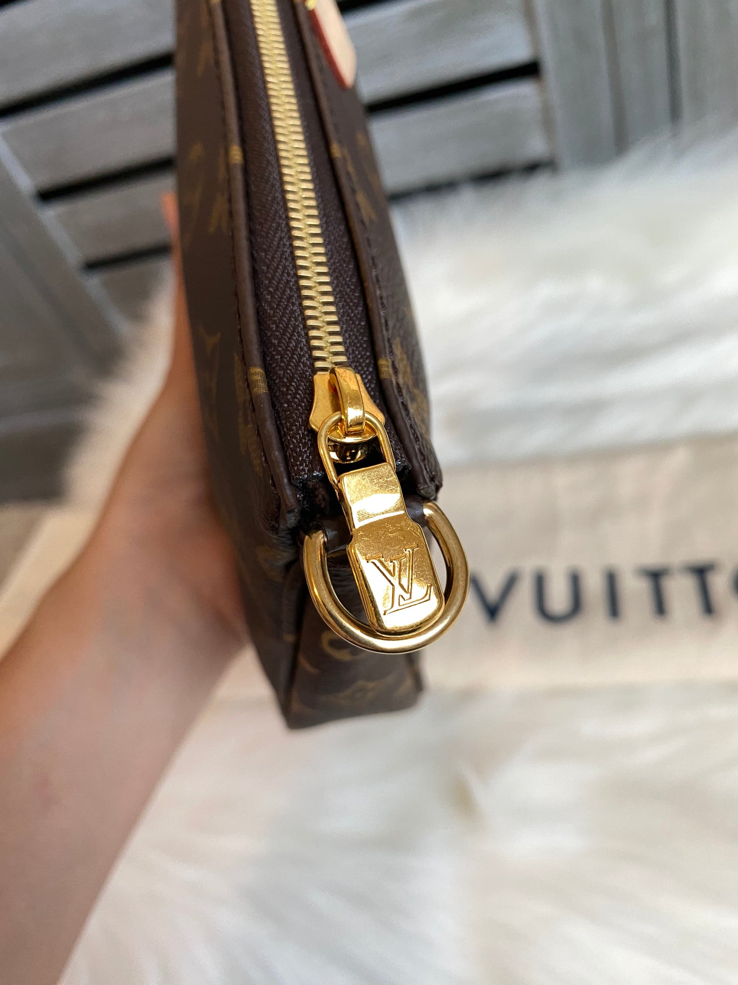 Louis Vuitton Multi Pochette Accessories Pink Strap