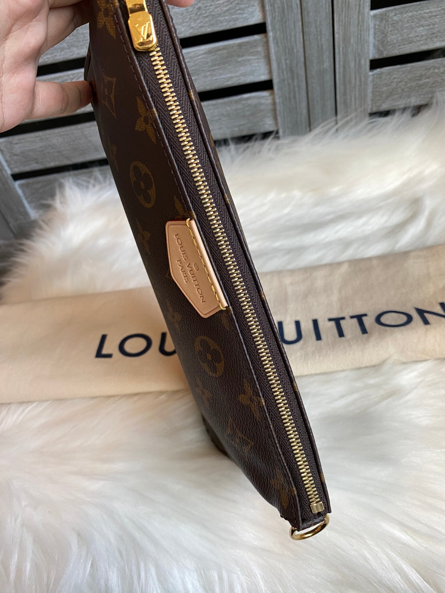 Louis Vuitton Multi Pochette Accessories Pink Strap