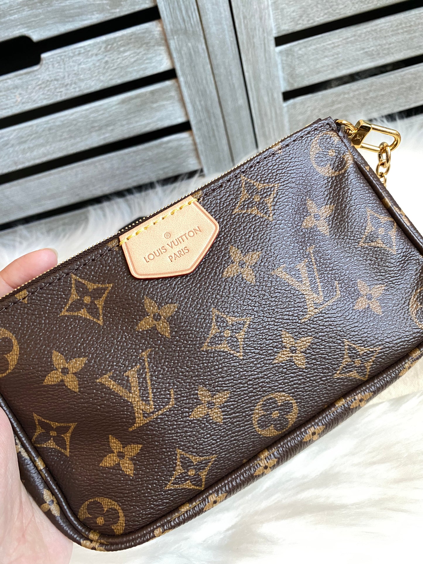 Louis Vuitton Multi Pochette Accessories Pink Strap