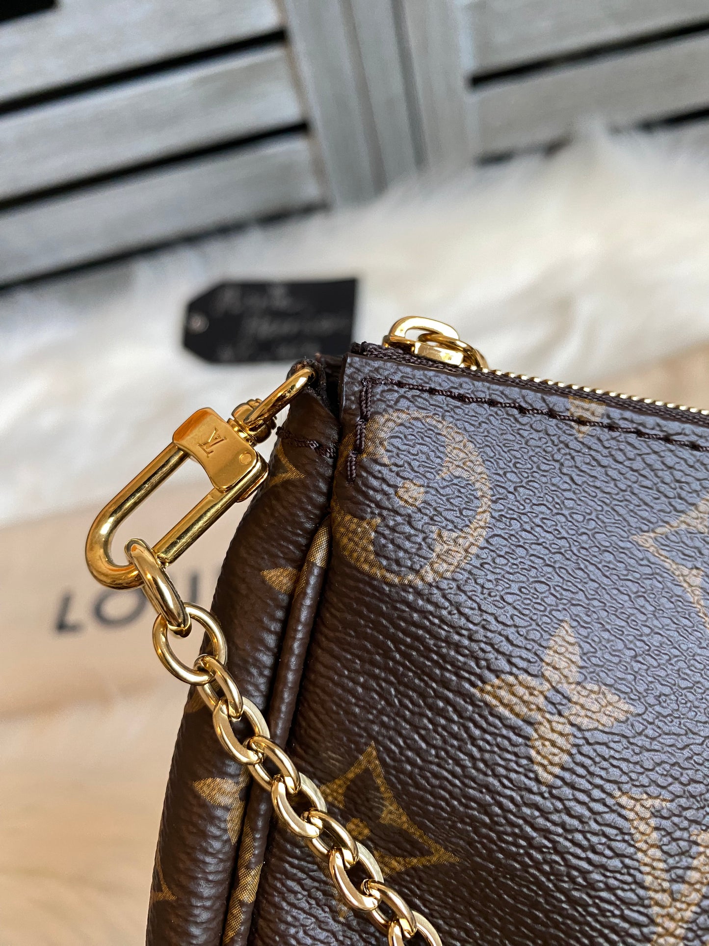 Louis Vuitton Multi Pochette Accessories Pink Strap
