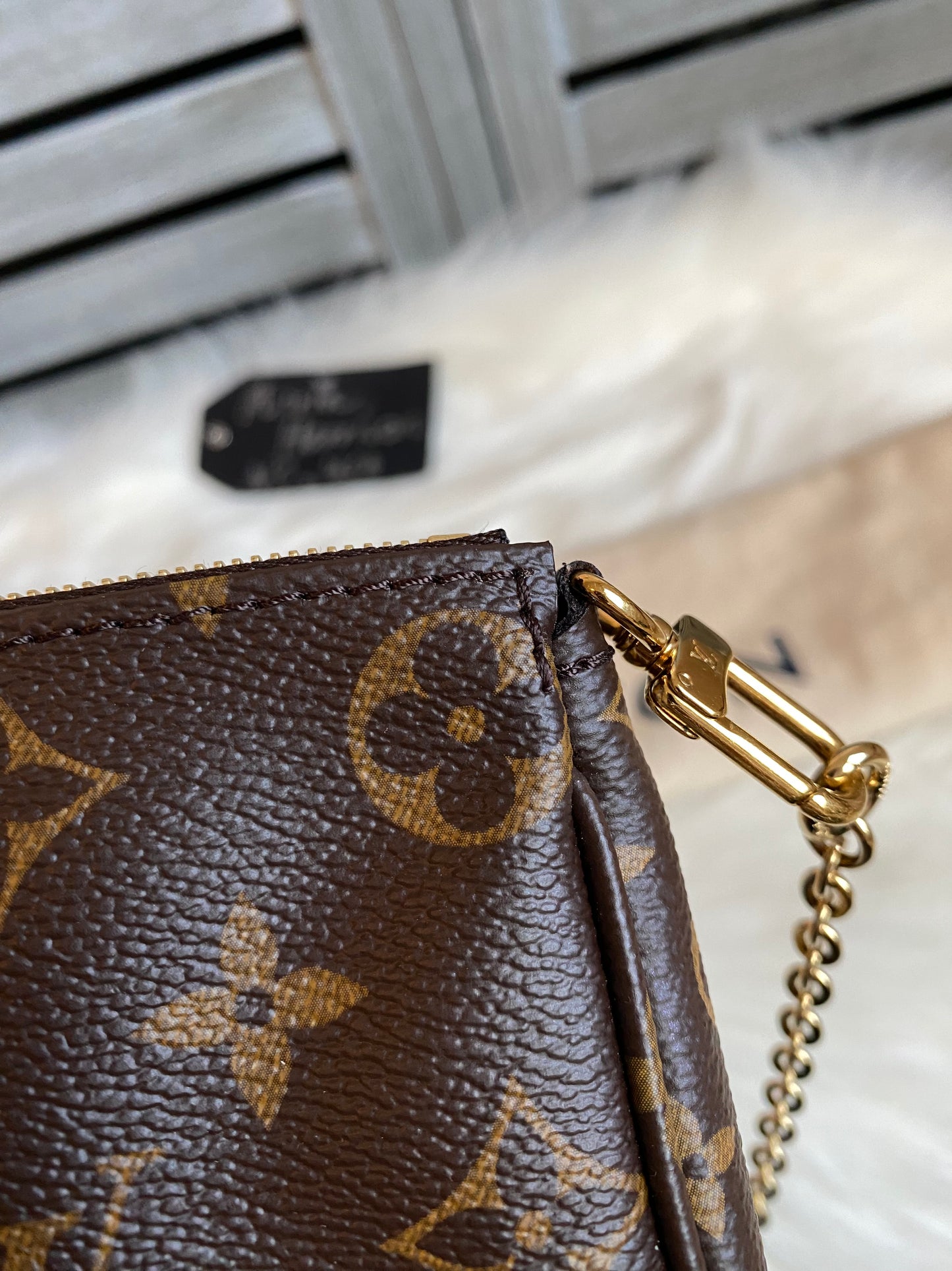 Louis Vuitton Multi Pochette Accessories Pink Strap