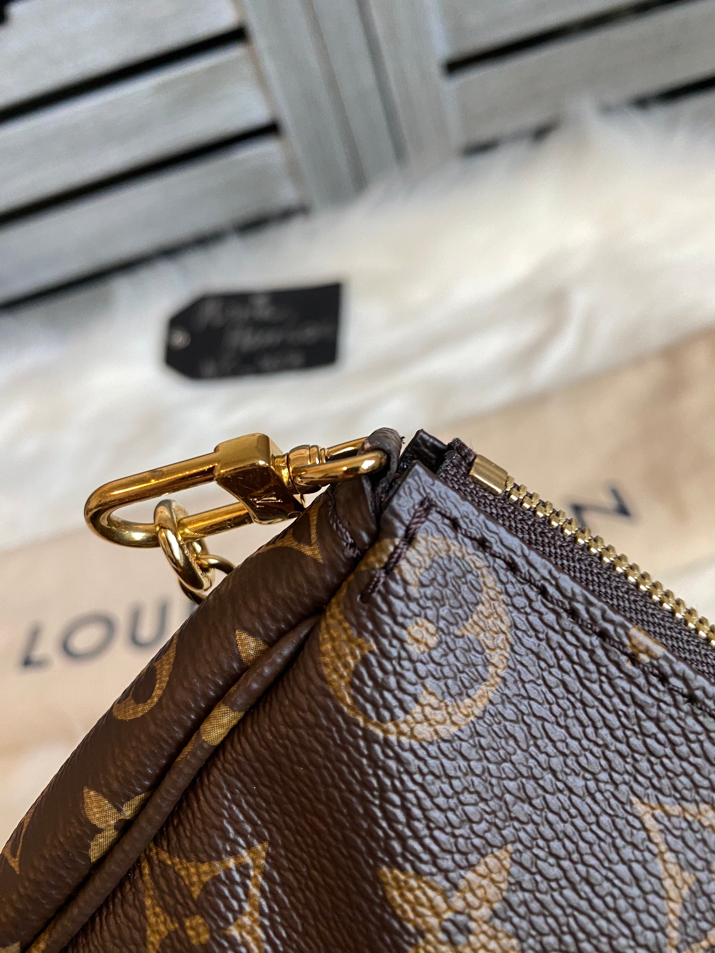 Louis Vuitton Multi Pochette Accessories Pink Strap
