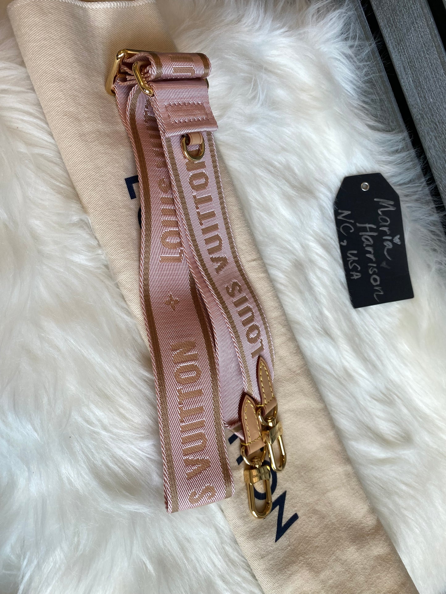 Louis Vuitton Multi Pochette Accessories Pink Strap
