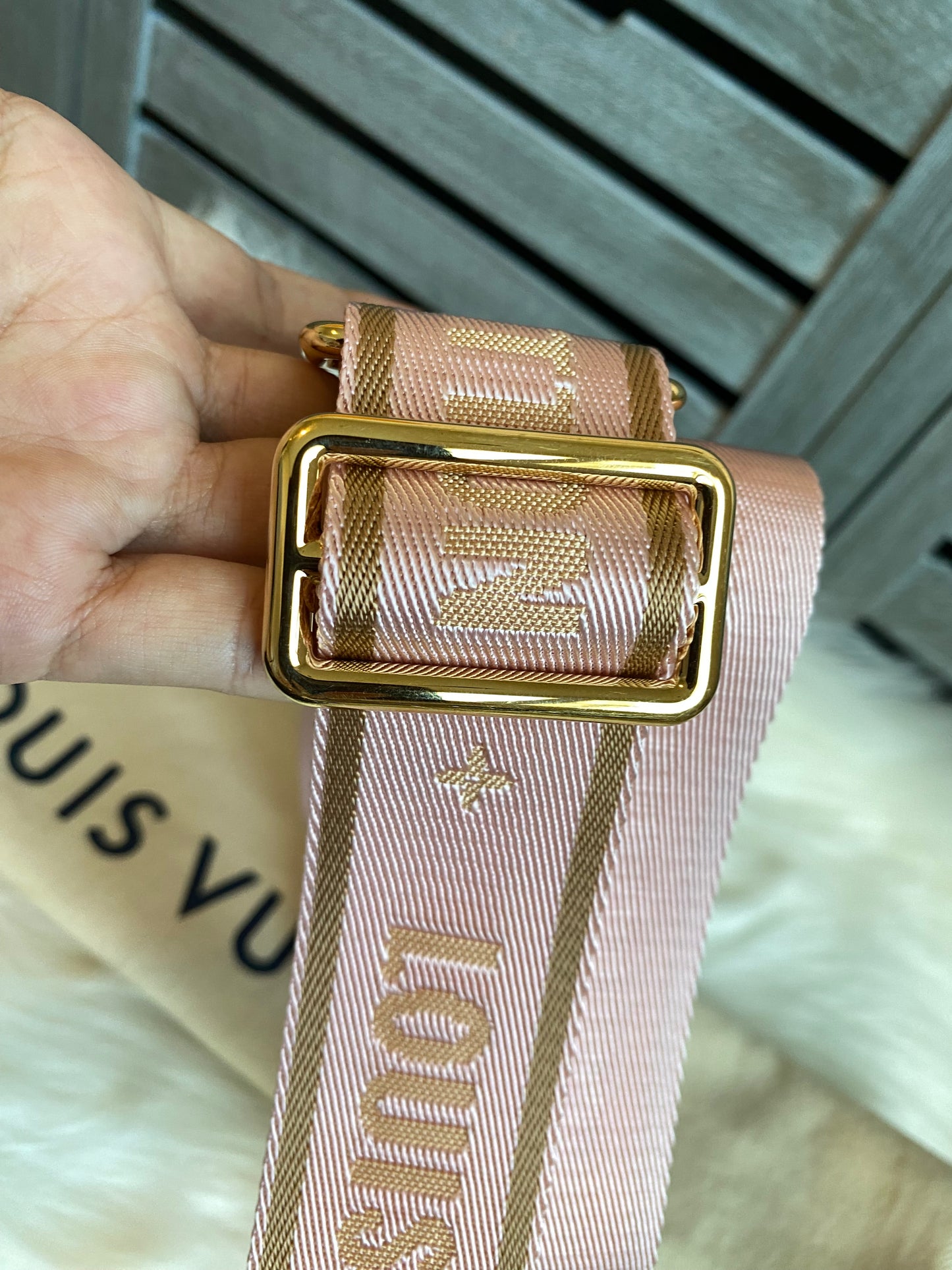 Louis Vuitton Multi Pochette Accessories Pink Strap