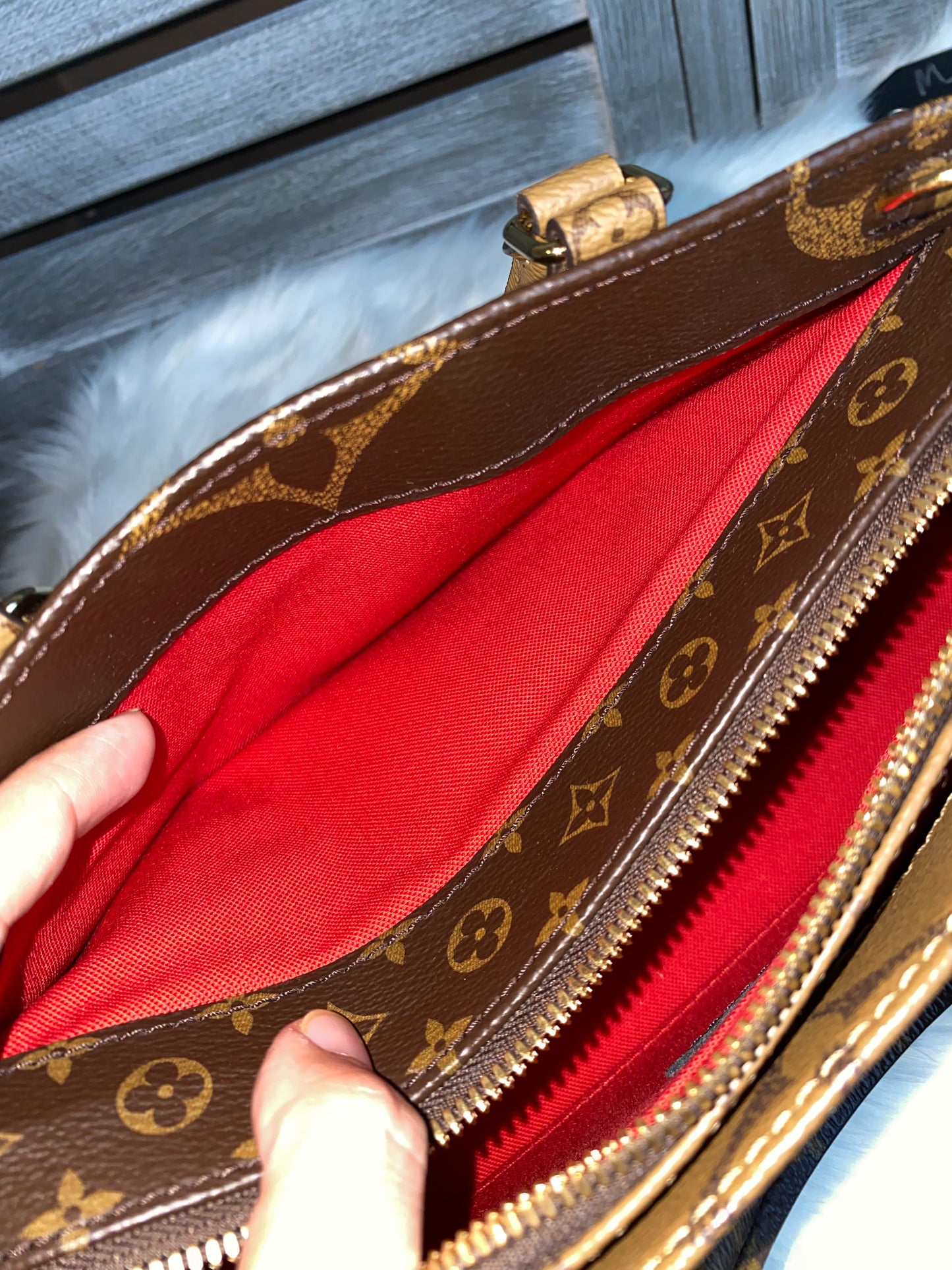 Louis Vuitton Reverse Monogram Giant OnTheGo East West