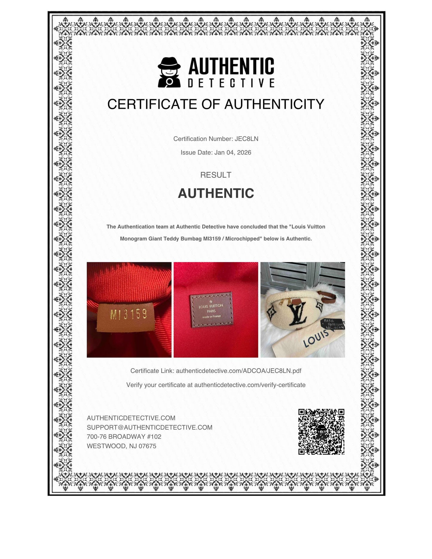 Louis Vuitton Teddy Shearling Bumbag