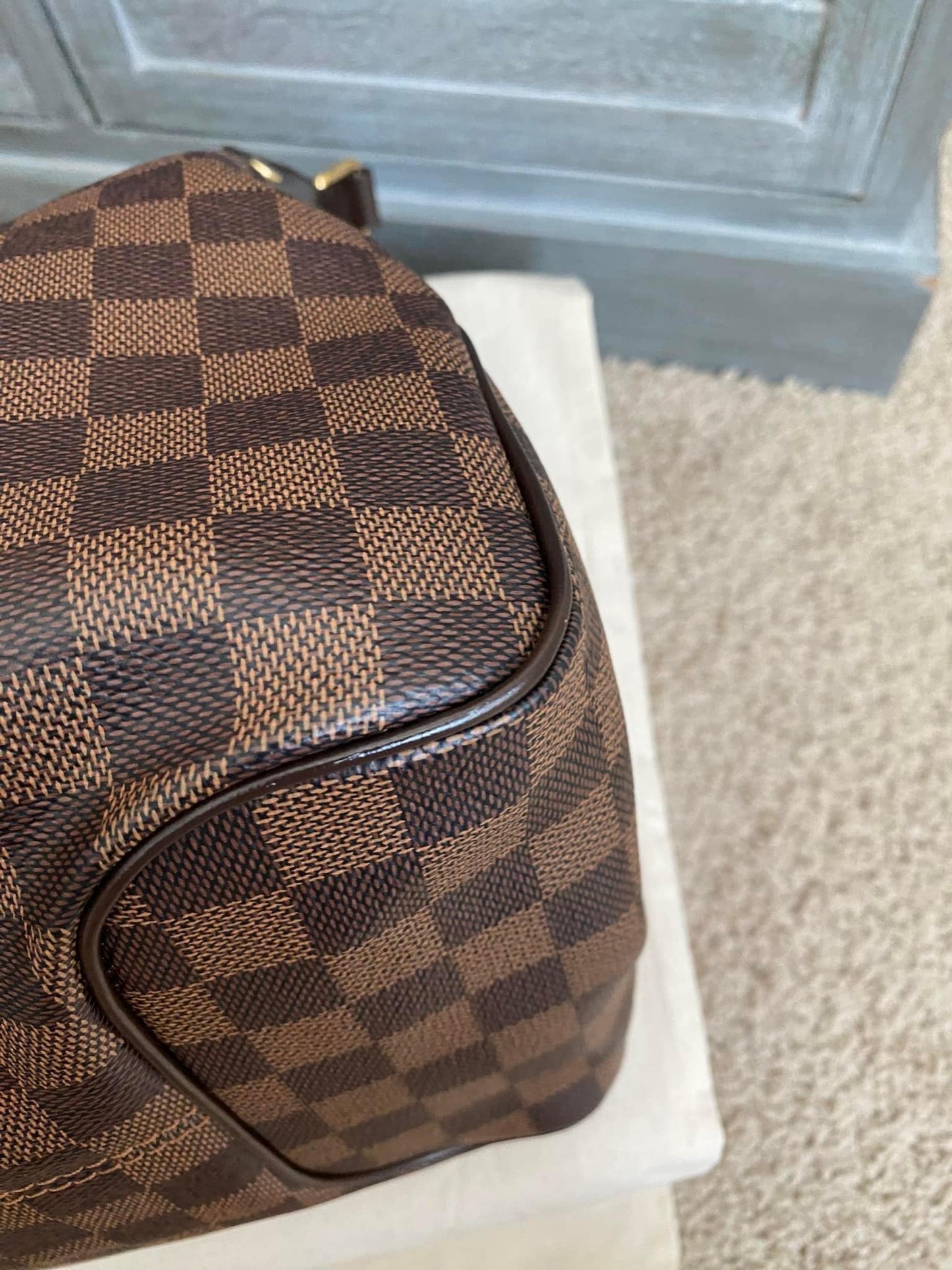 Louis Vuitton Reggia Hobo Damiere Ebene