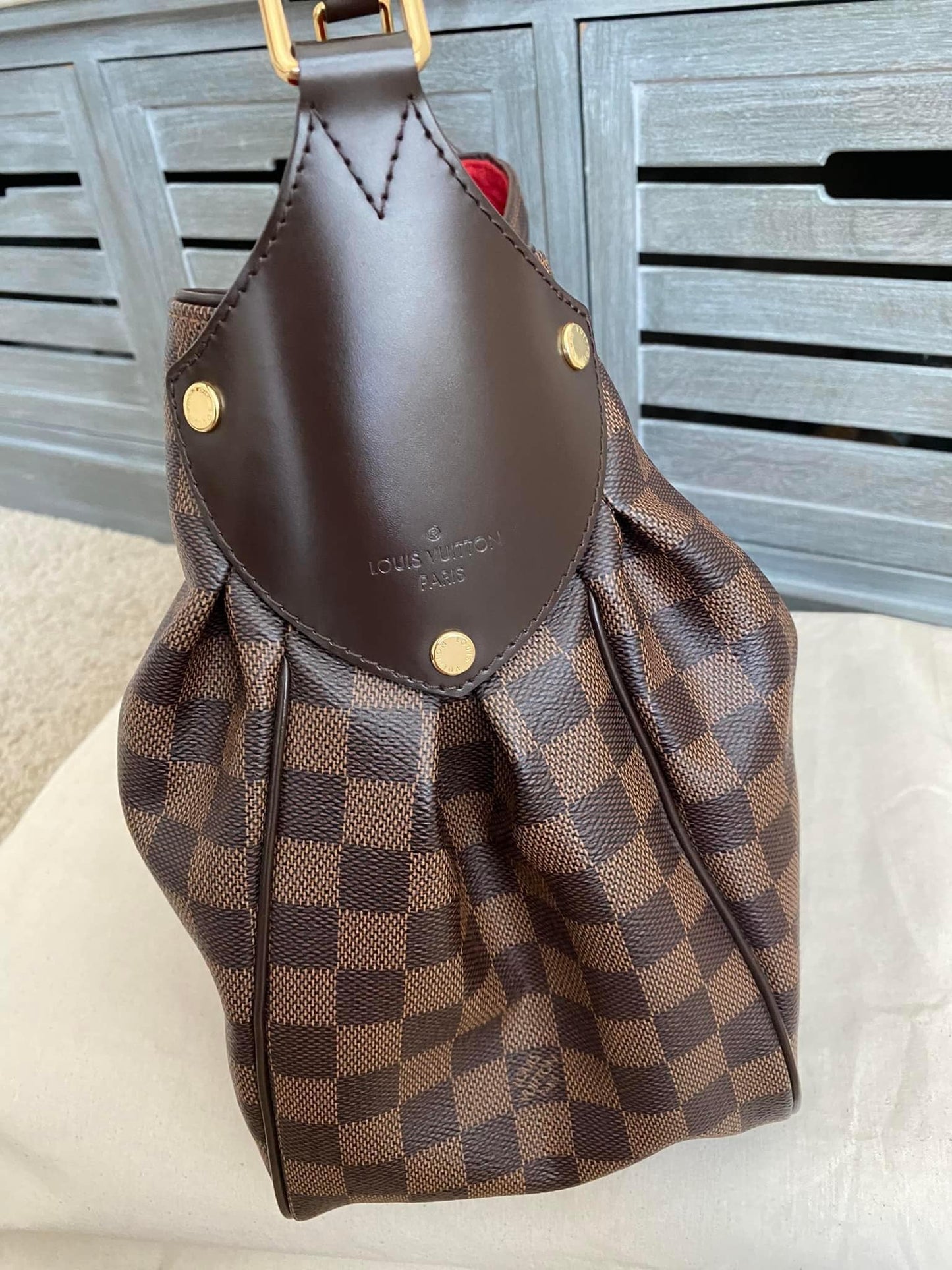 Louis Vuitton Reggia Hobo Damiere Ebene
