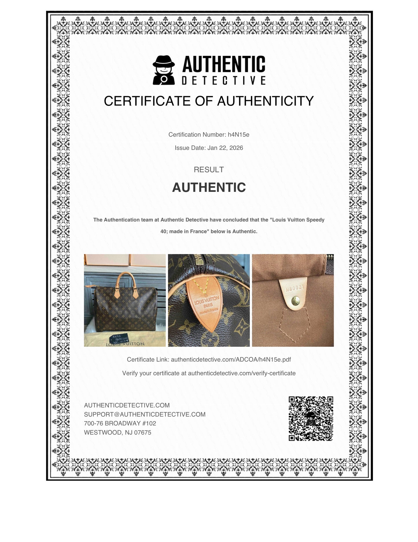 Louis Vuitton Speedy 40