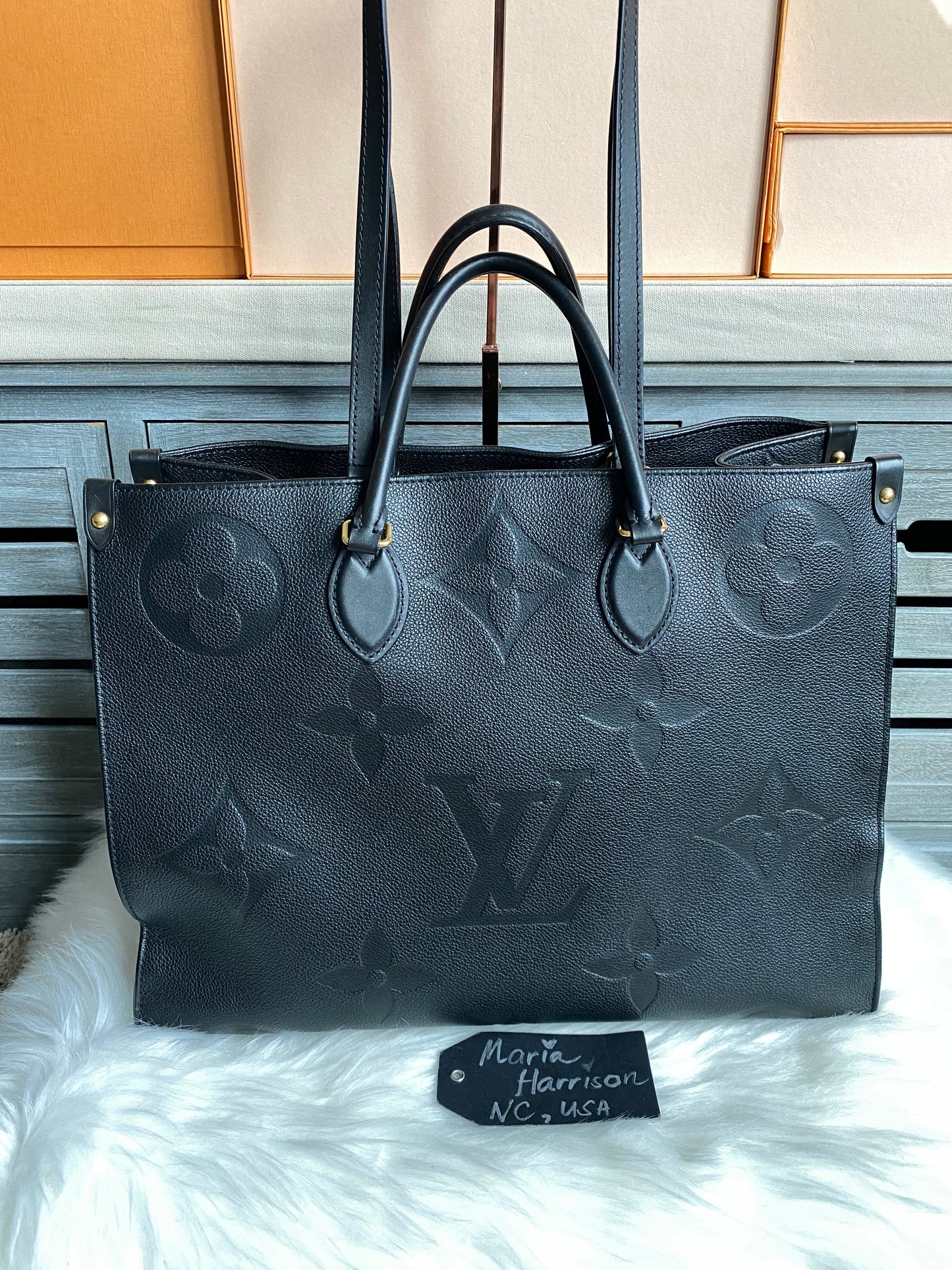 Louis Vuitton OnTheGo GM Black Empreinte
