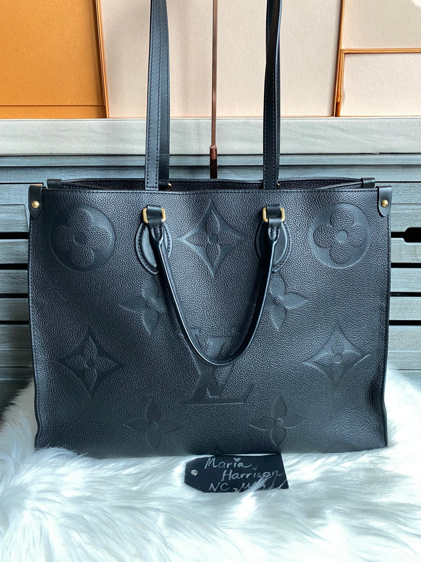 Louis Vuitton OnTheGo GM Black Empreinte