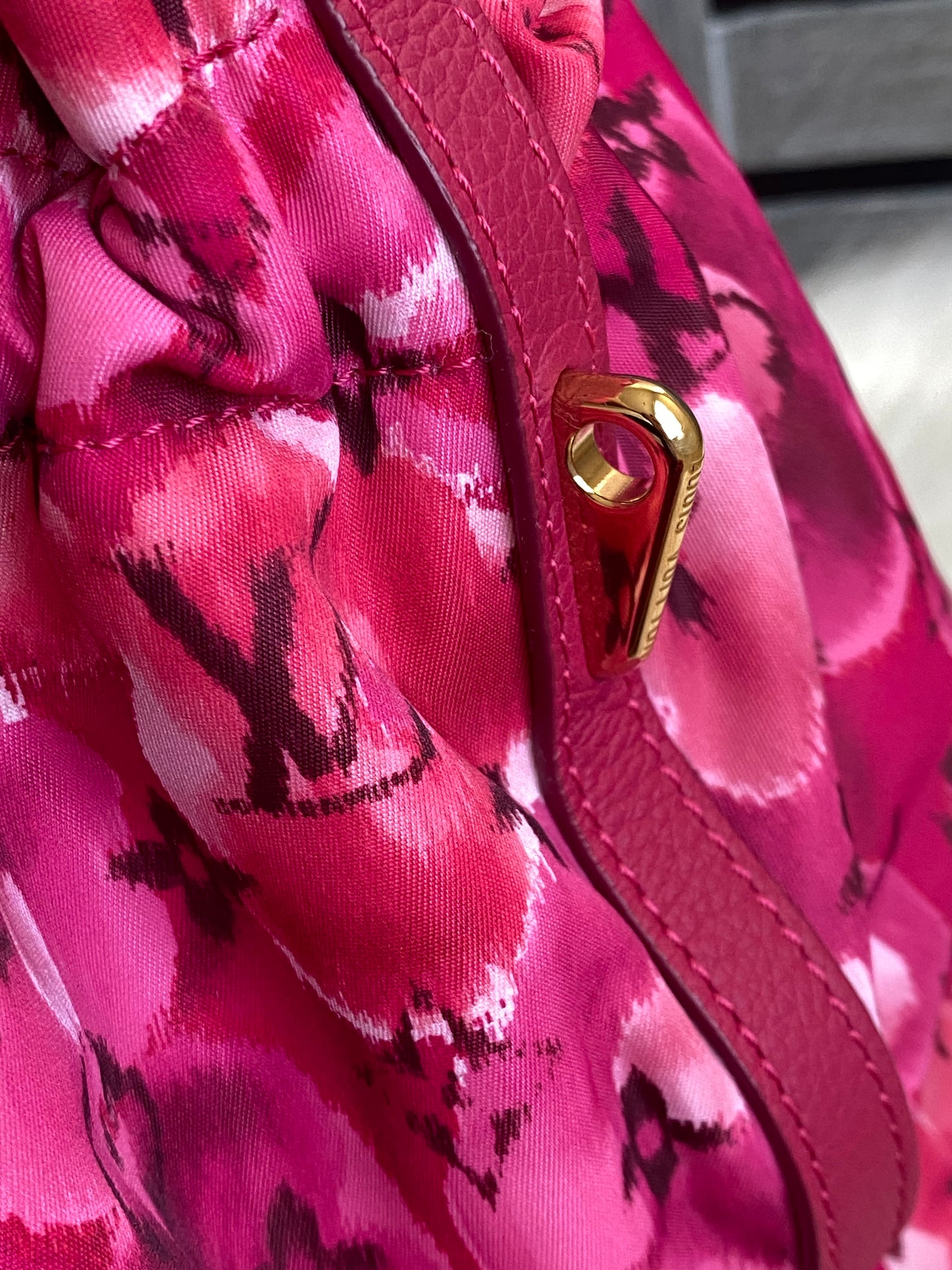 Louis Vuitton Limited Edition Indian Rose Monogram Ikat Floral Nylon Noefull Bag