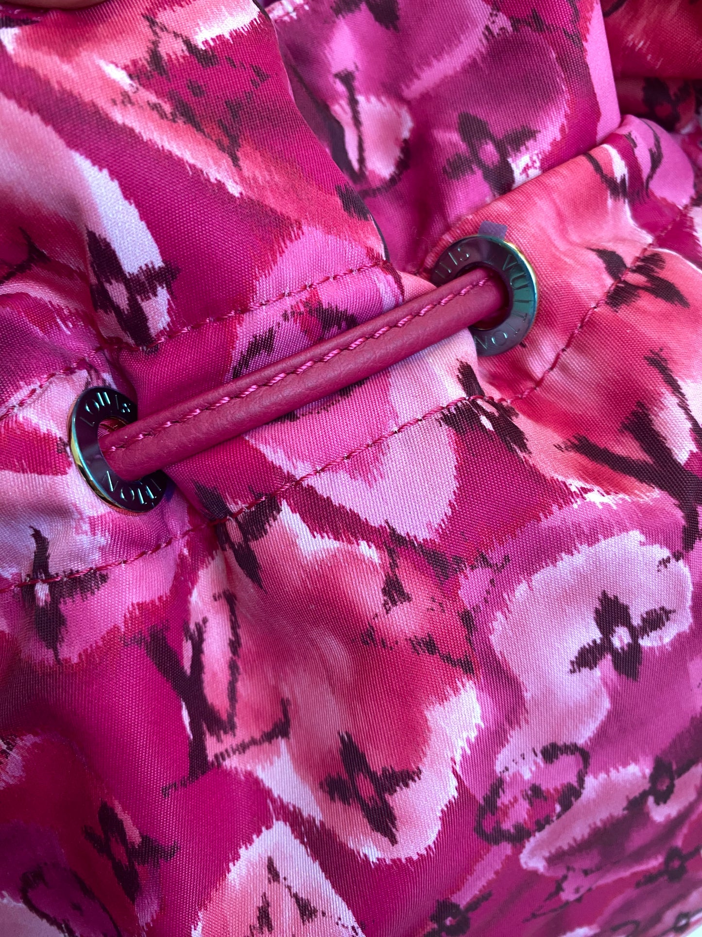 Louis Vuitton Limited Edition Indian Rose Monogram Ikat Floral Nylon Noefull Bag