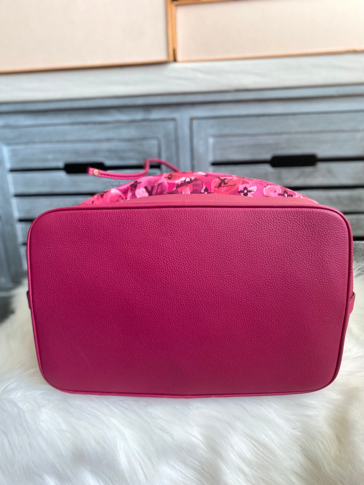 Louis Vuitton Limited Edition Indian Rose Monogram Ikat Floral Nylon Noefull Bag
