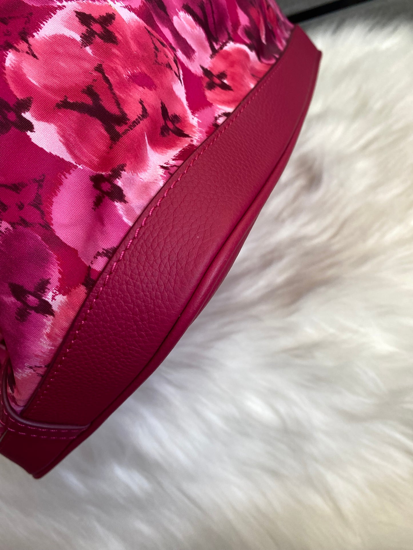 Louis Vuitton Limited Edition Indian Rose Monogram Ikat Floral Nylon Noefull Bag