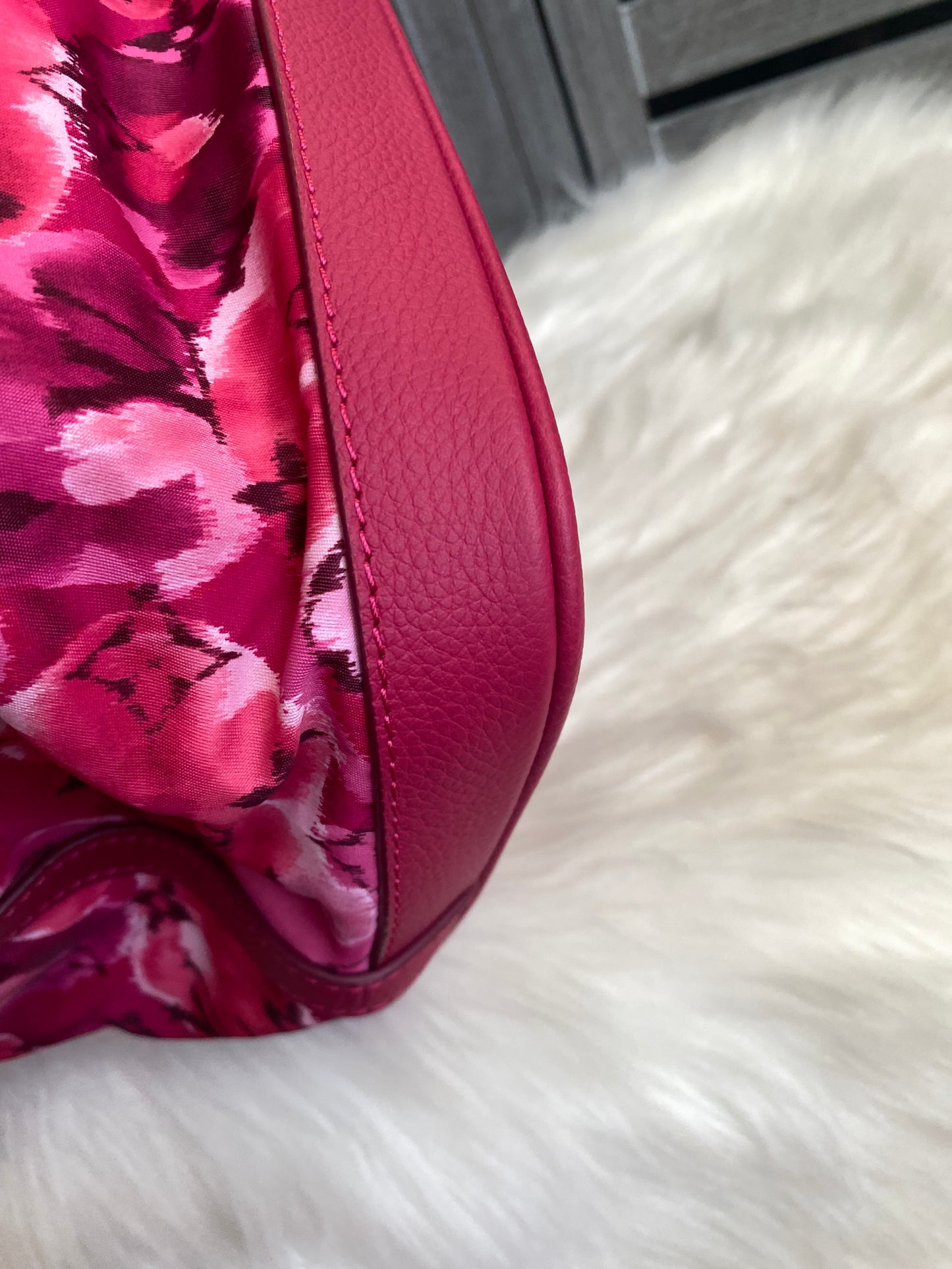 Louis Vuitton Limited Edition Indian Rose Monogram Ikat Floral Nylon Noefull Bag