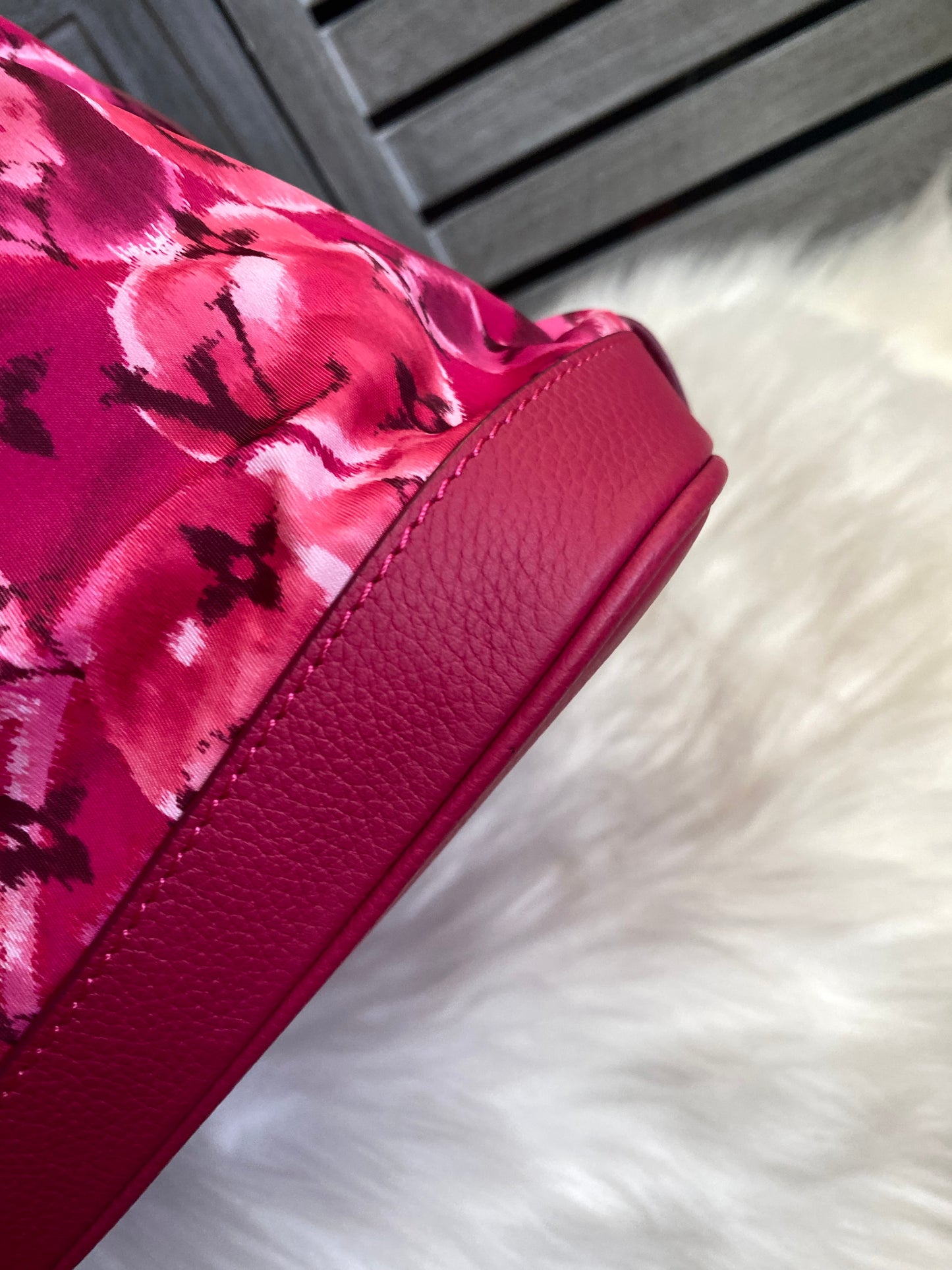Louis Vuitton Limited Edition Indian Rose Monogram Ikat Floral Nylon Noefull Bag