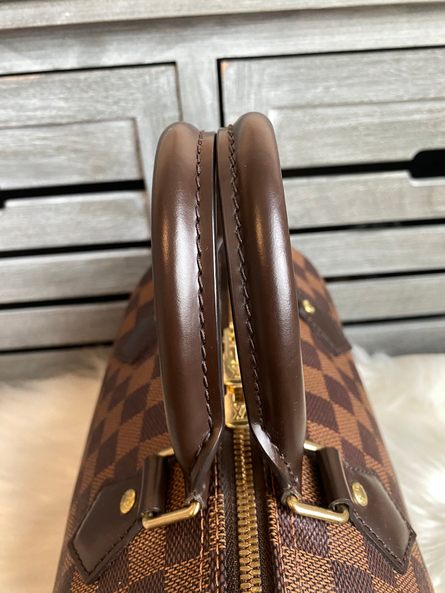 Louis Vuitton Speedy 25 Bandouliere Damier Ebene