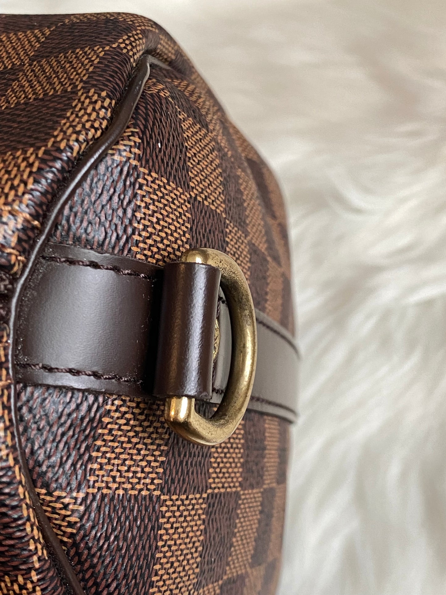 Louis Vuitton Speedy 25 Bandouliere Damier Ebene