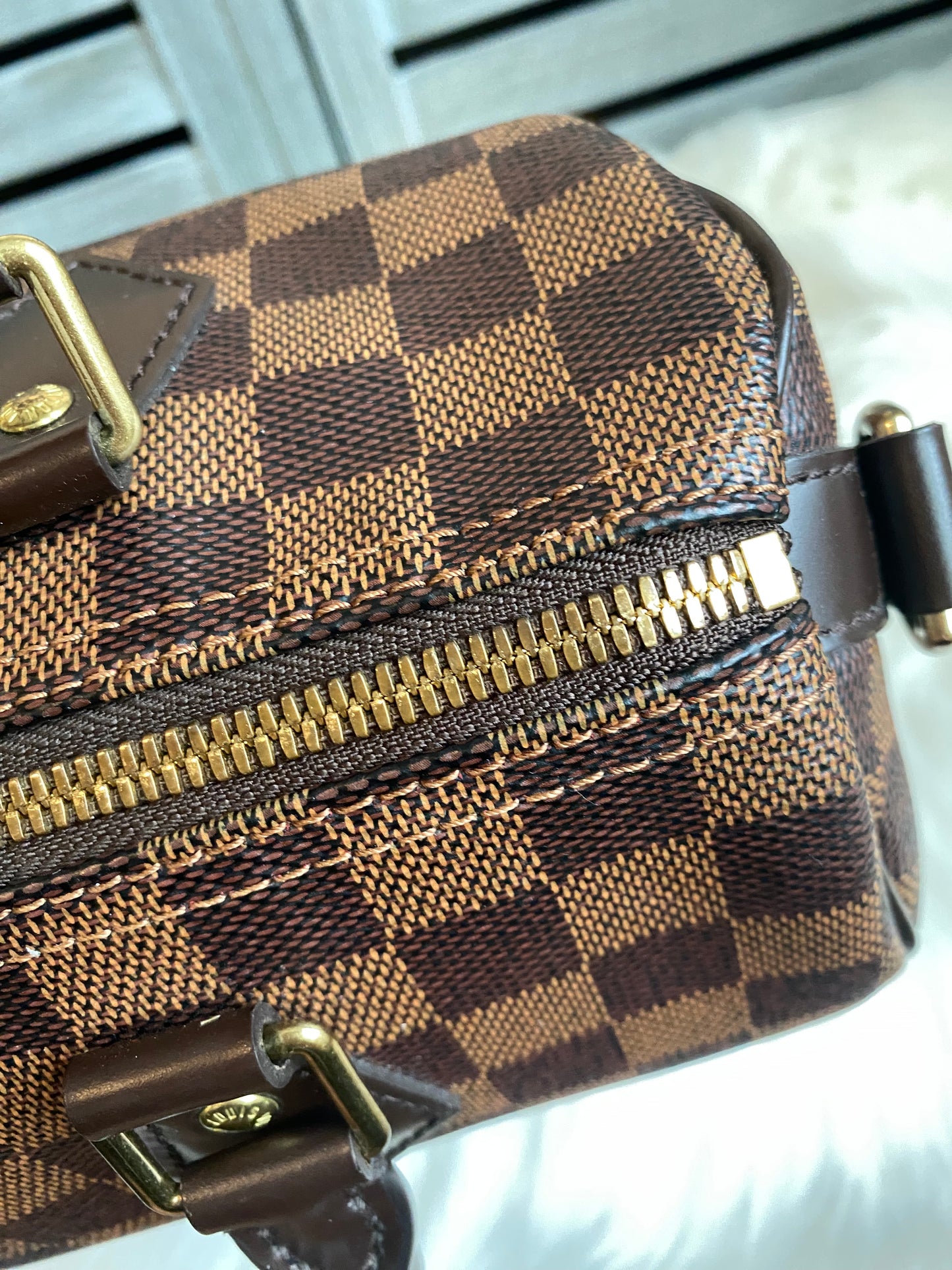 Louis Vuitton Speedy 25 Bandouliere Damier Ebene