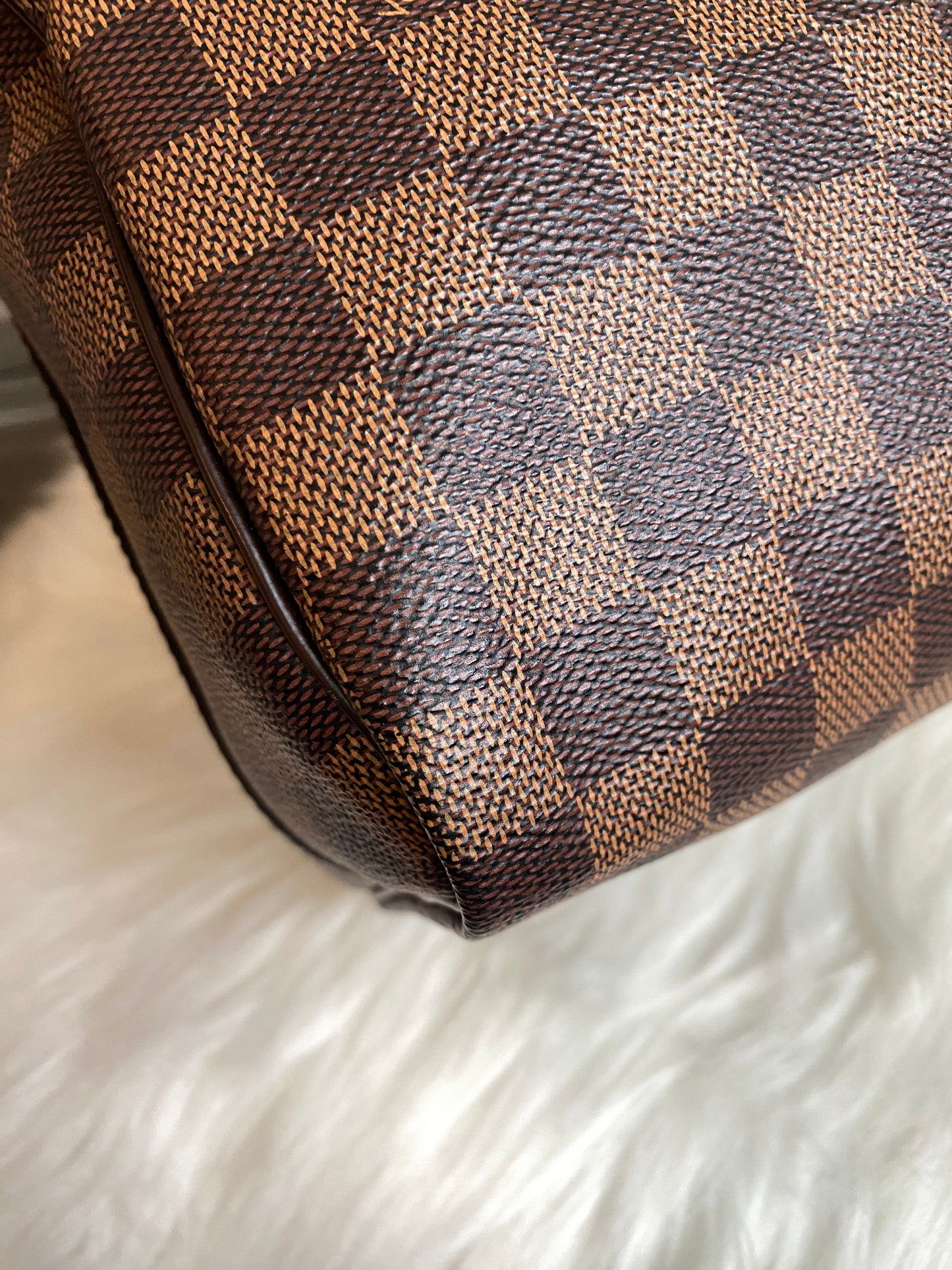 Louis Vuitton Speedy 25 Bandouliere Damier Ebene