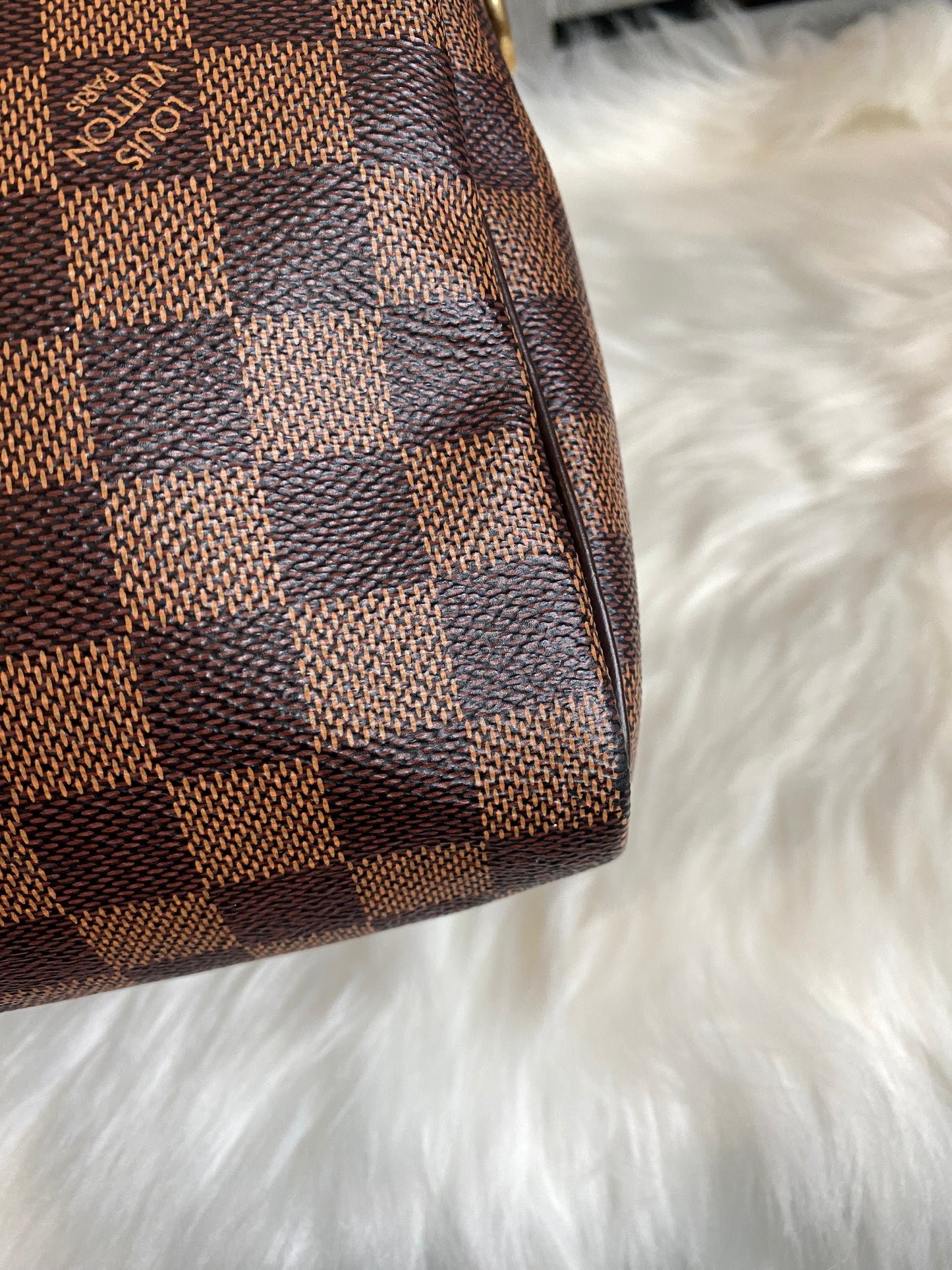 Louis Vuitton Speedy 25 Bandouliere Damier Ebene