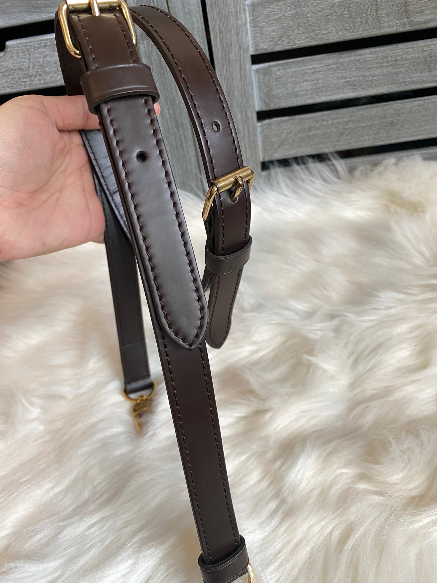 Louis Vuitton Speedy 25 Bandouliere Damier Ebene