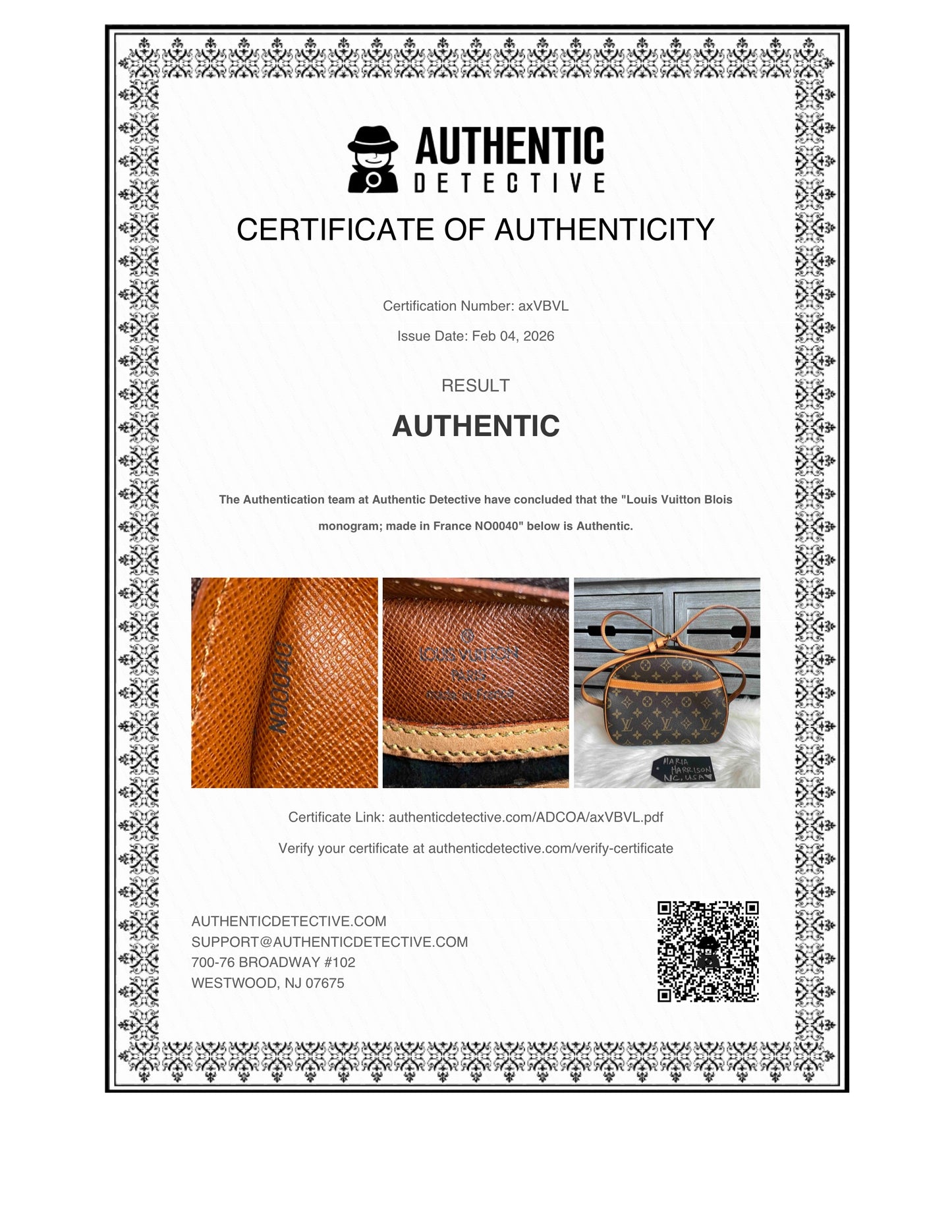 Louis Vuitton Blois Crossbody
