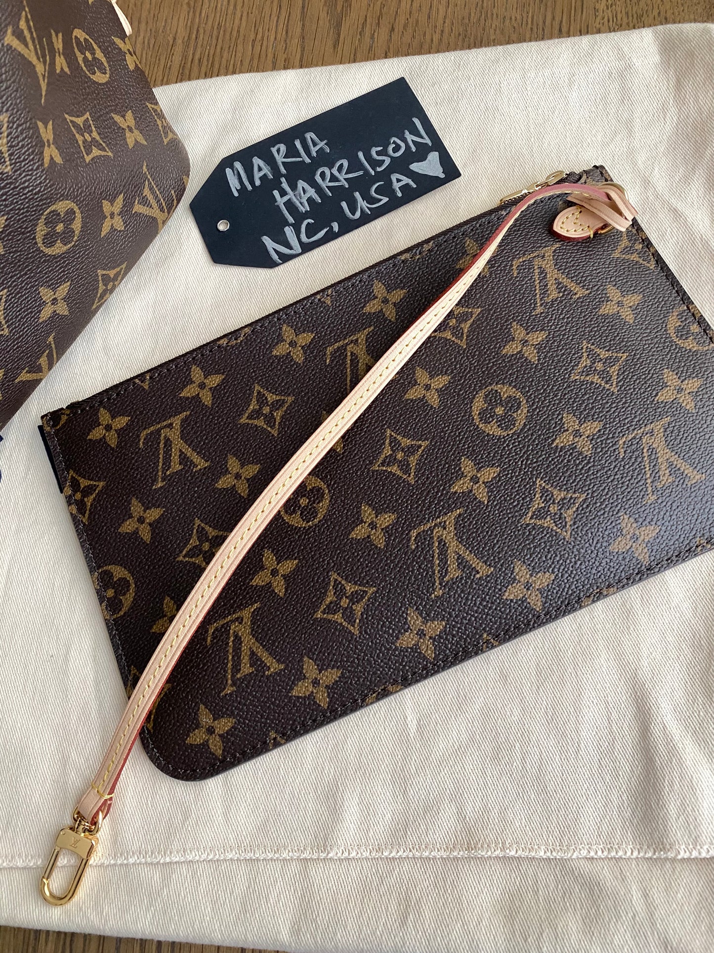 Louis Vuitton Neverfull MM - Rose Beige