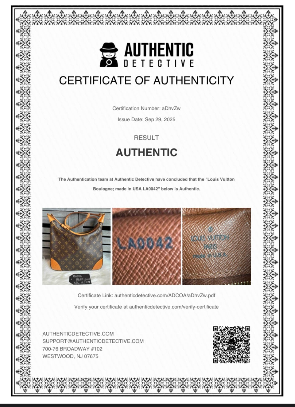 Louis Vuitton Boulogne 30