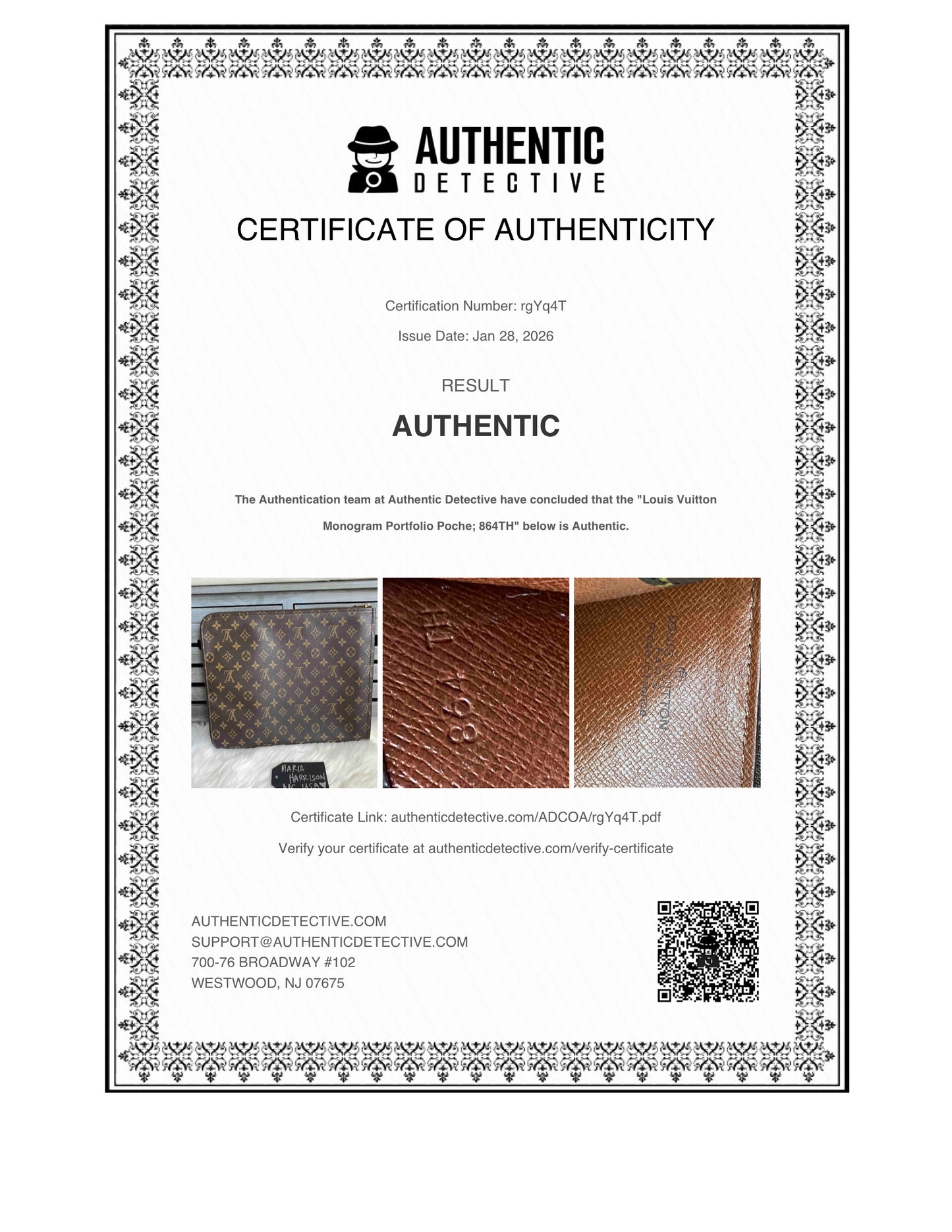 Louis Vuitton Pochette Document Portfolio