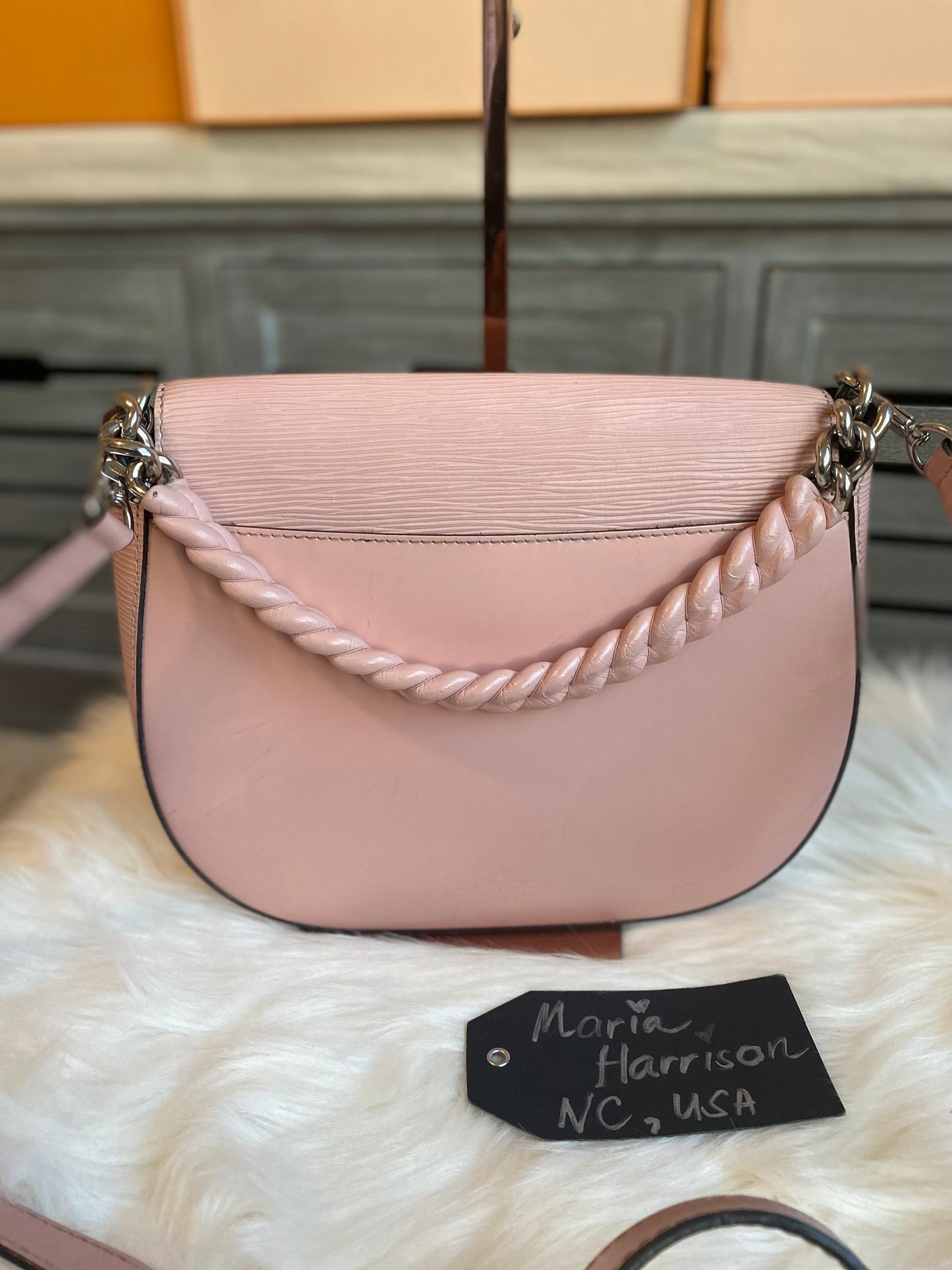 Louis Vuitton Luna Epi Rose Ballerine