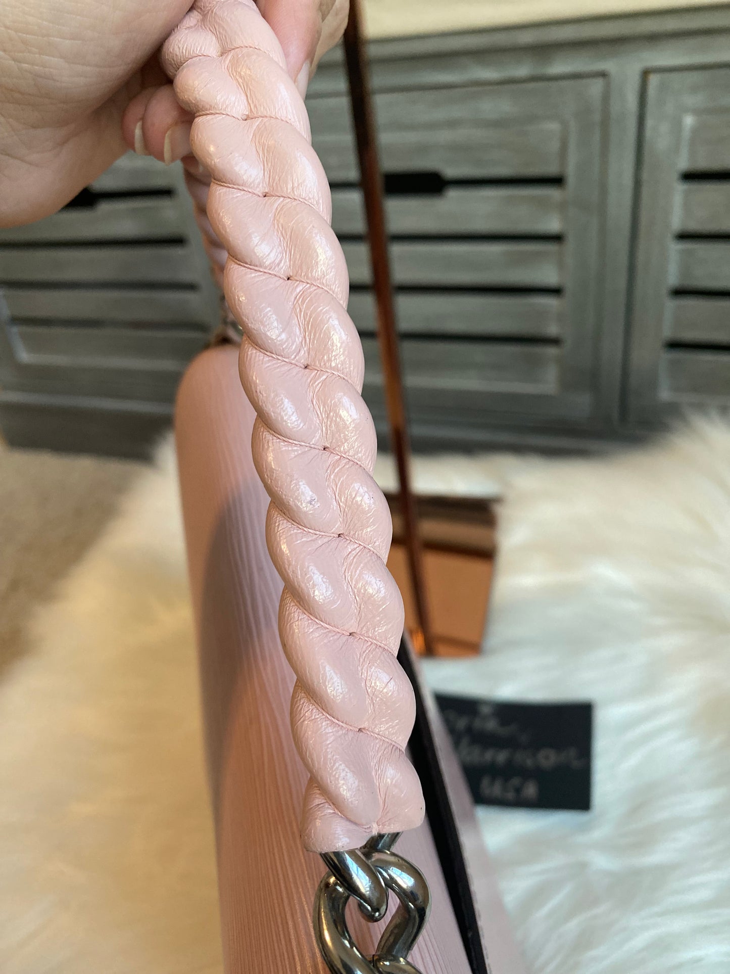 Louis Vuitton Luna Epi Rose Ballerine