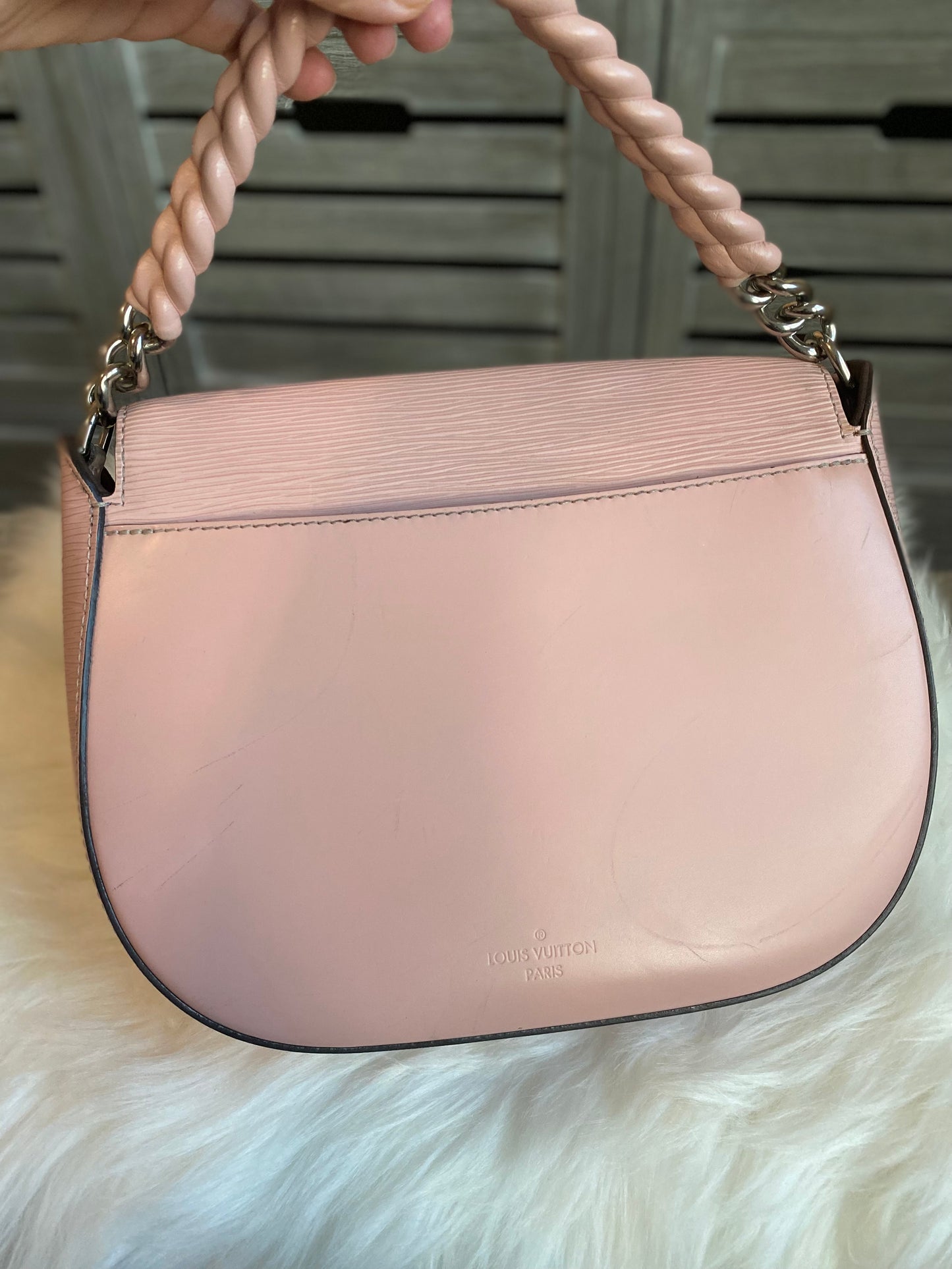 Louis Vuitton Luna Epi Rose Ballerine