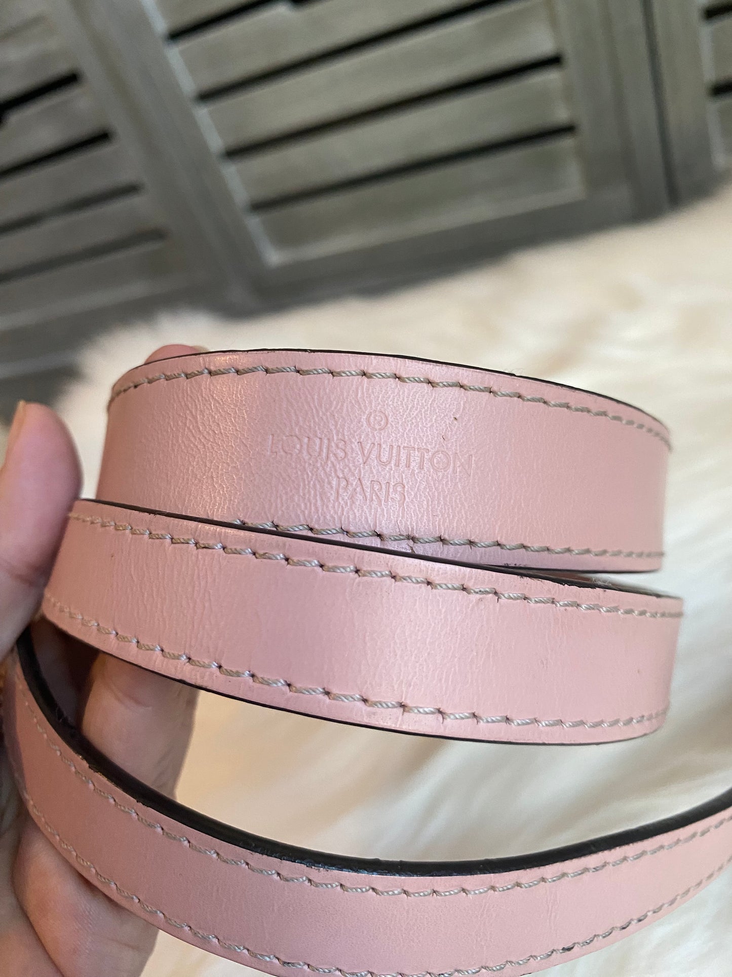 Louis Vuitton Luna Epi Rose Ballerine