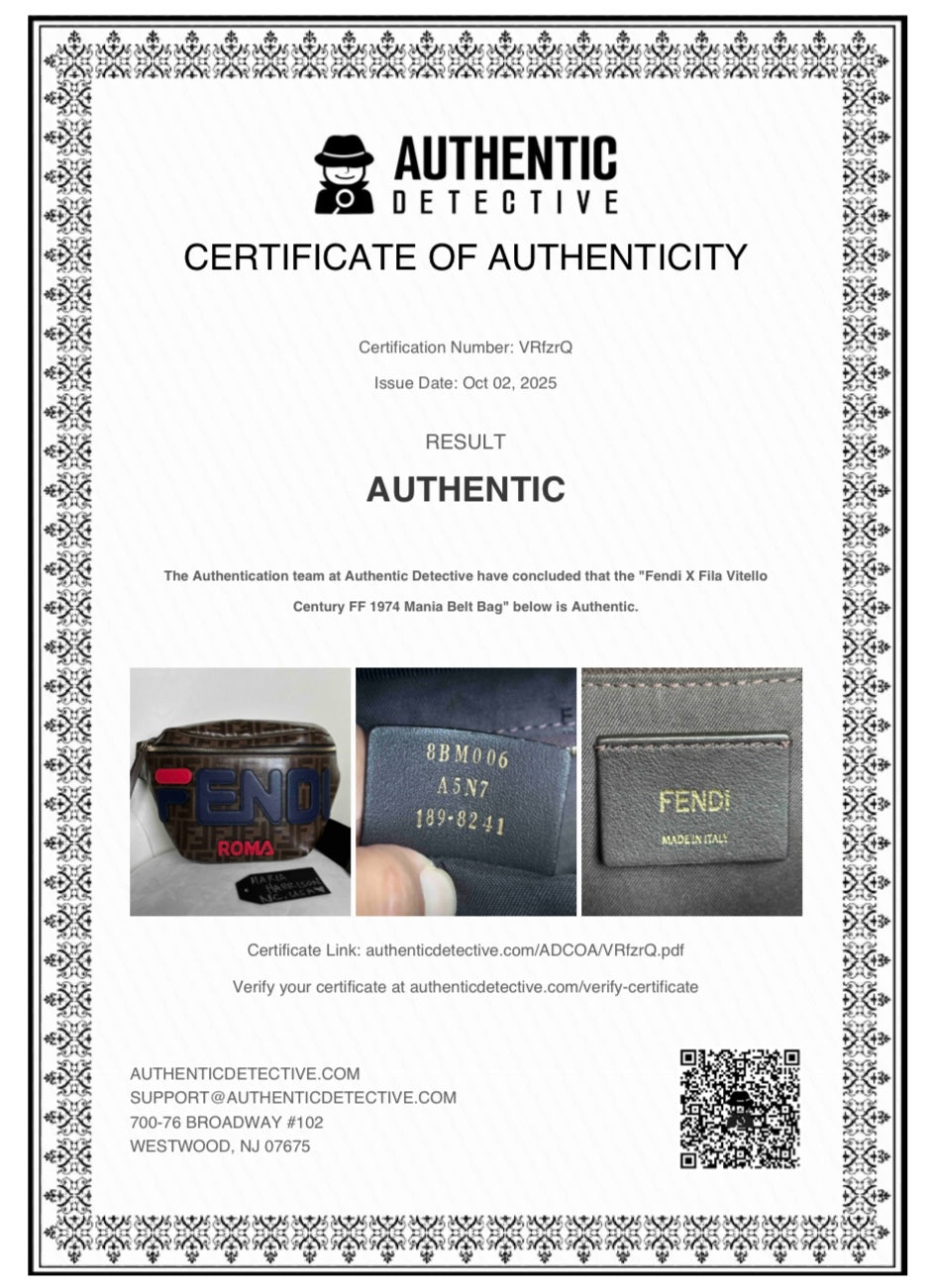 Fendi x Fila Logomania Bumbag