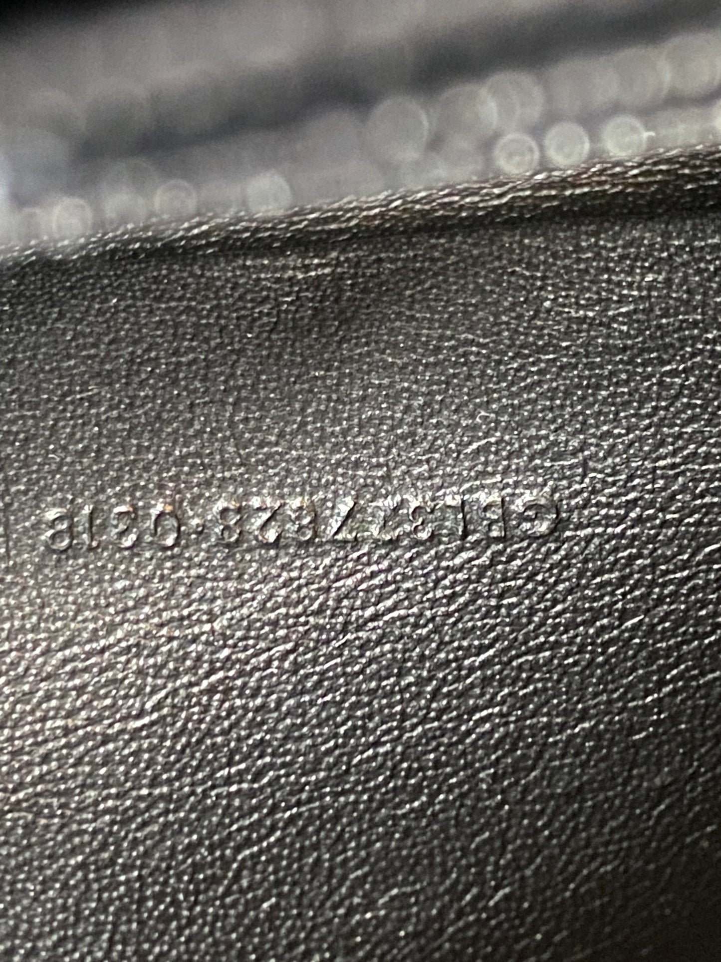Saint Laurent Classic Cassandre Chain Wallet In Grain De Poudre Leather