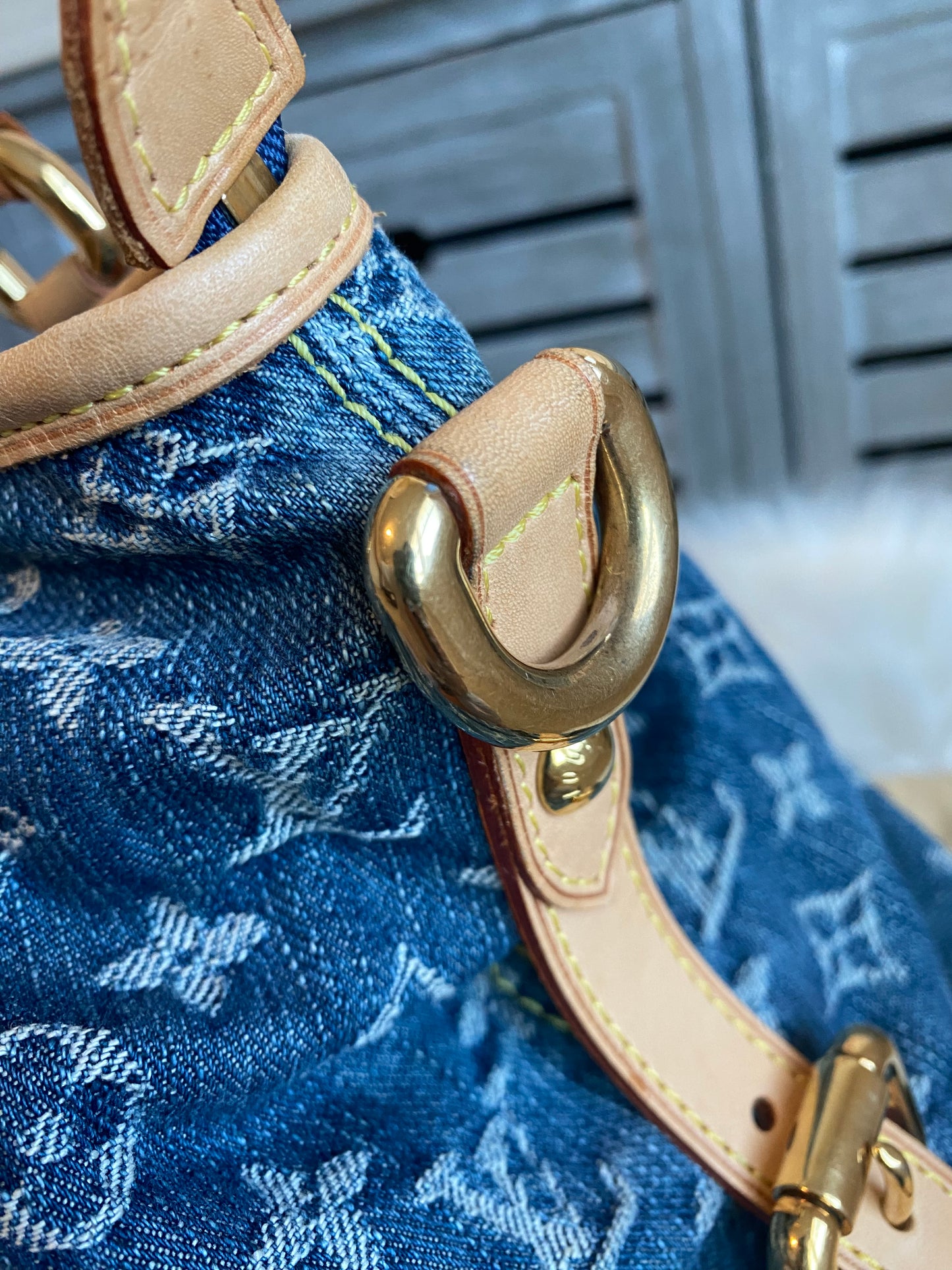 Louis Vuitton Blue Denim Neo Cabby MM