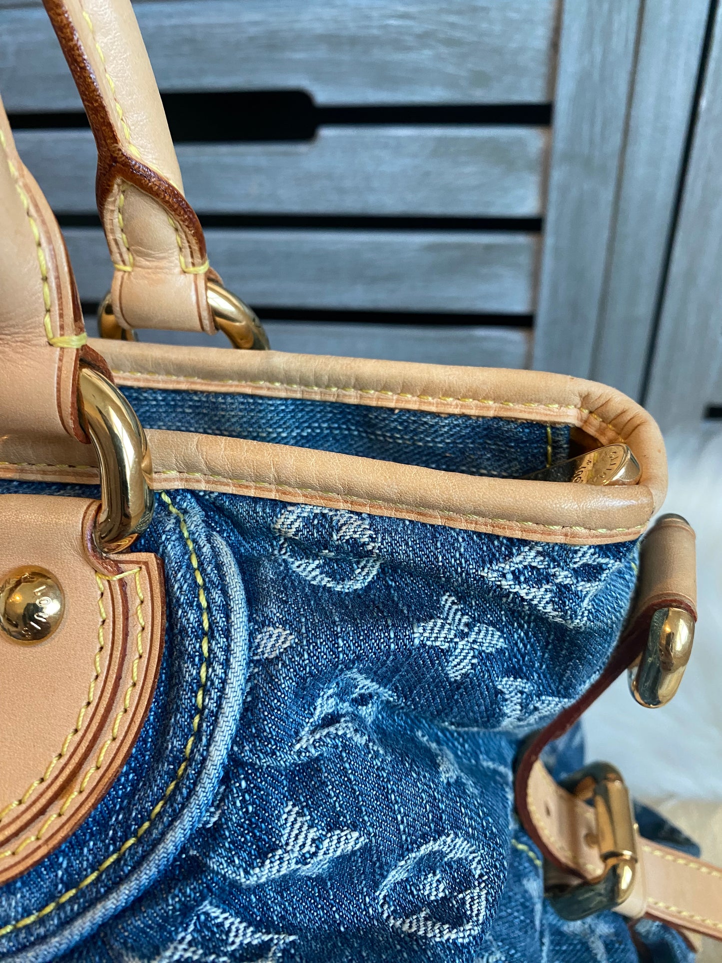 Louis Vuitton Blue Denim Neo Cabby MM